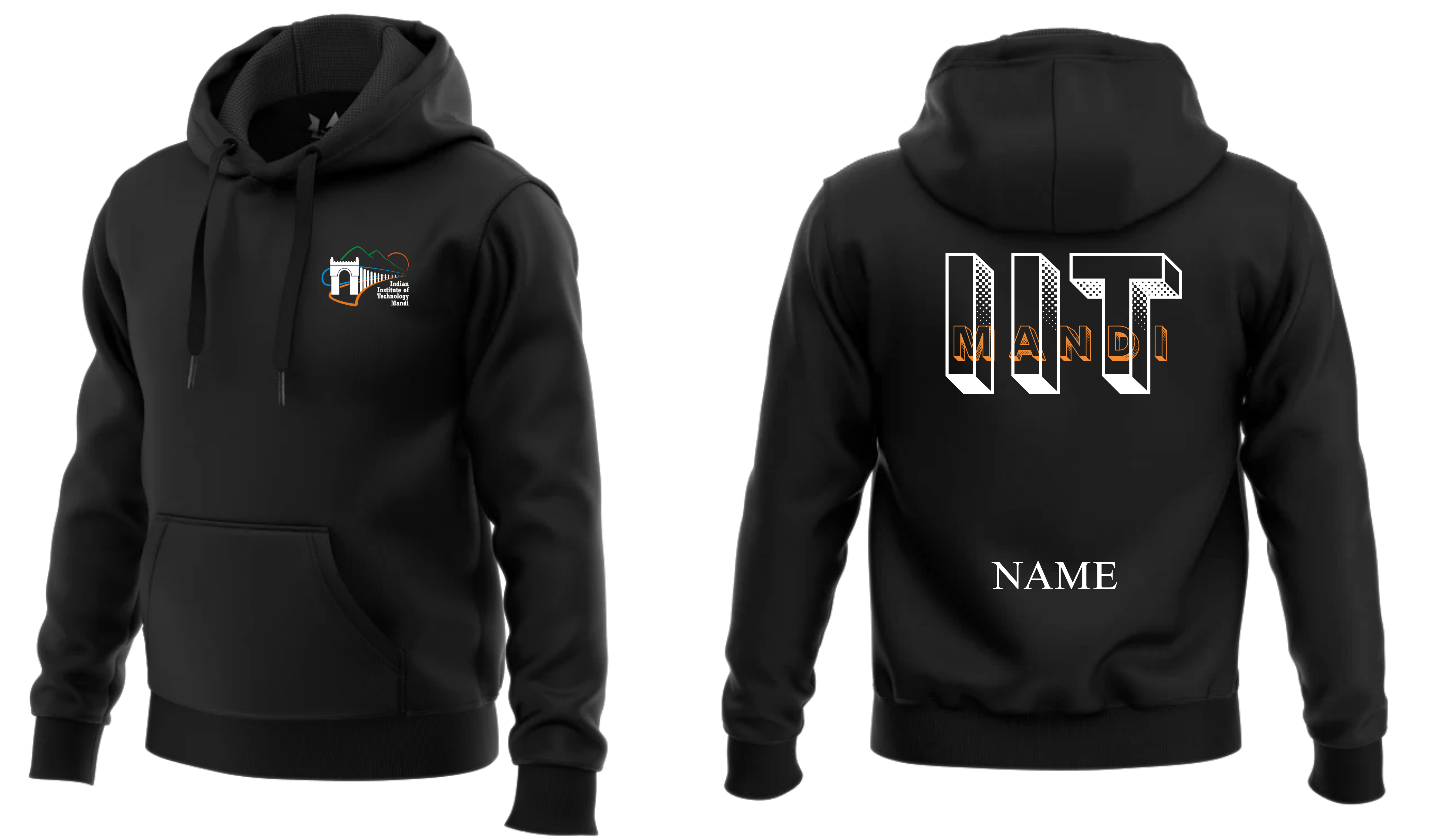 IIT MANDI Hoodies Classic Design 4 ( Ak Design )