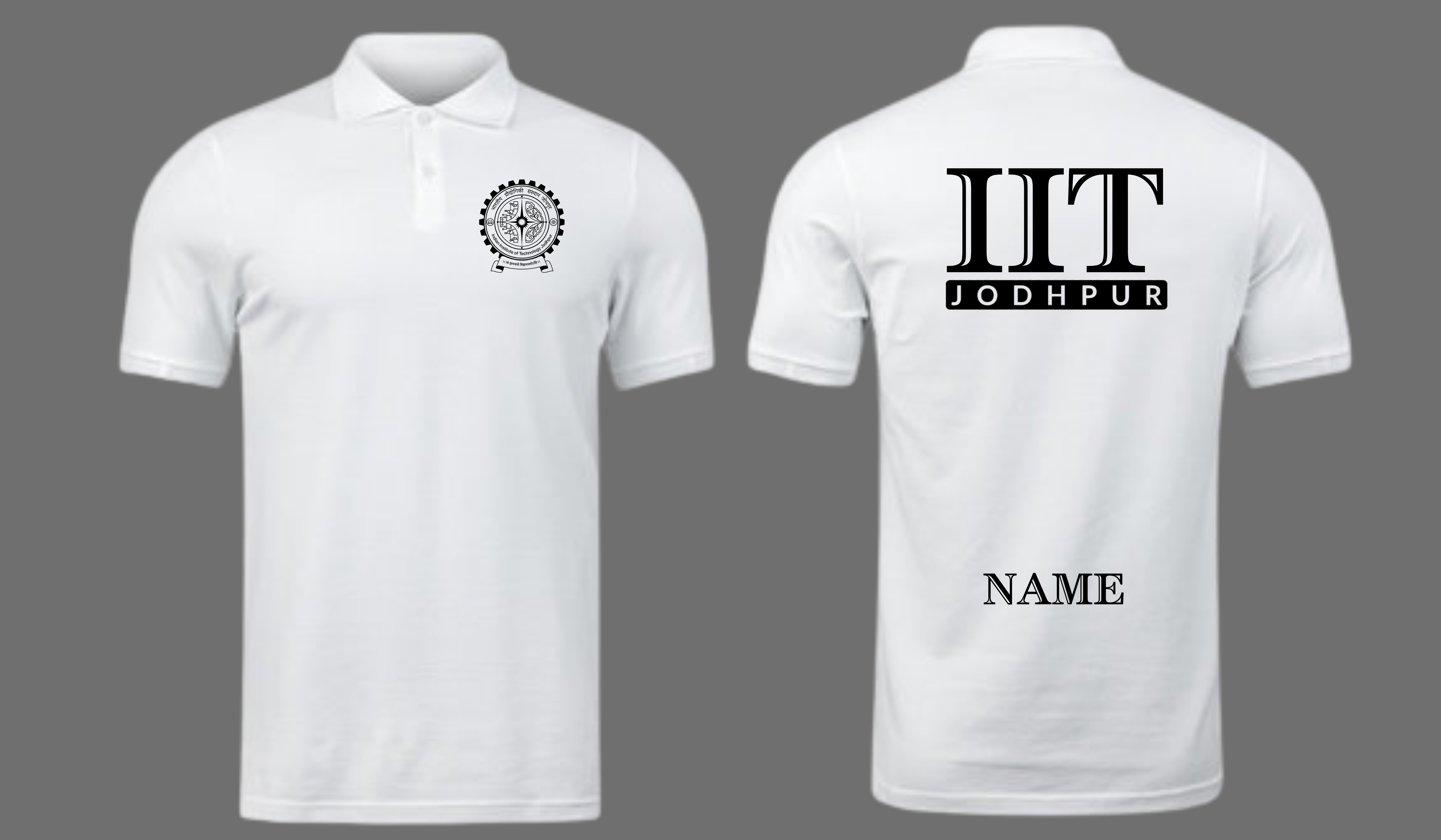 IIT JODHPUR POLO T-SHIRT ITC Century Handtooled Design