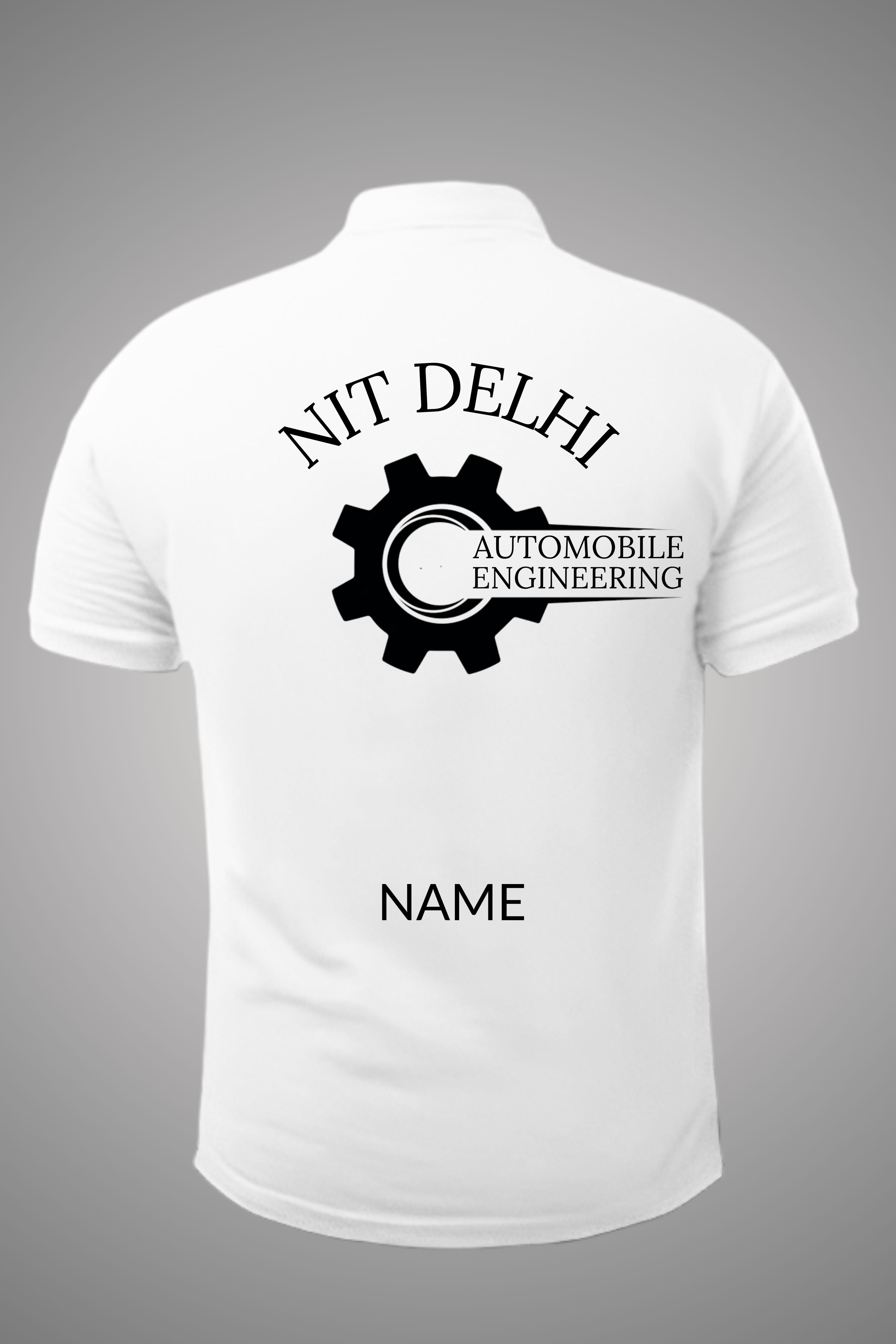 NIT Delhi Polo T-Shirt ( Automobile Engineering )
