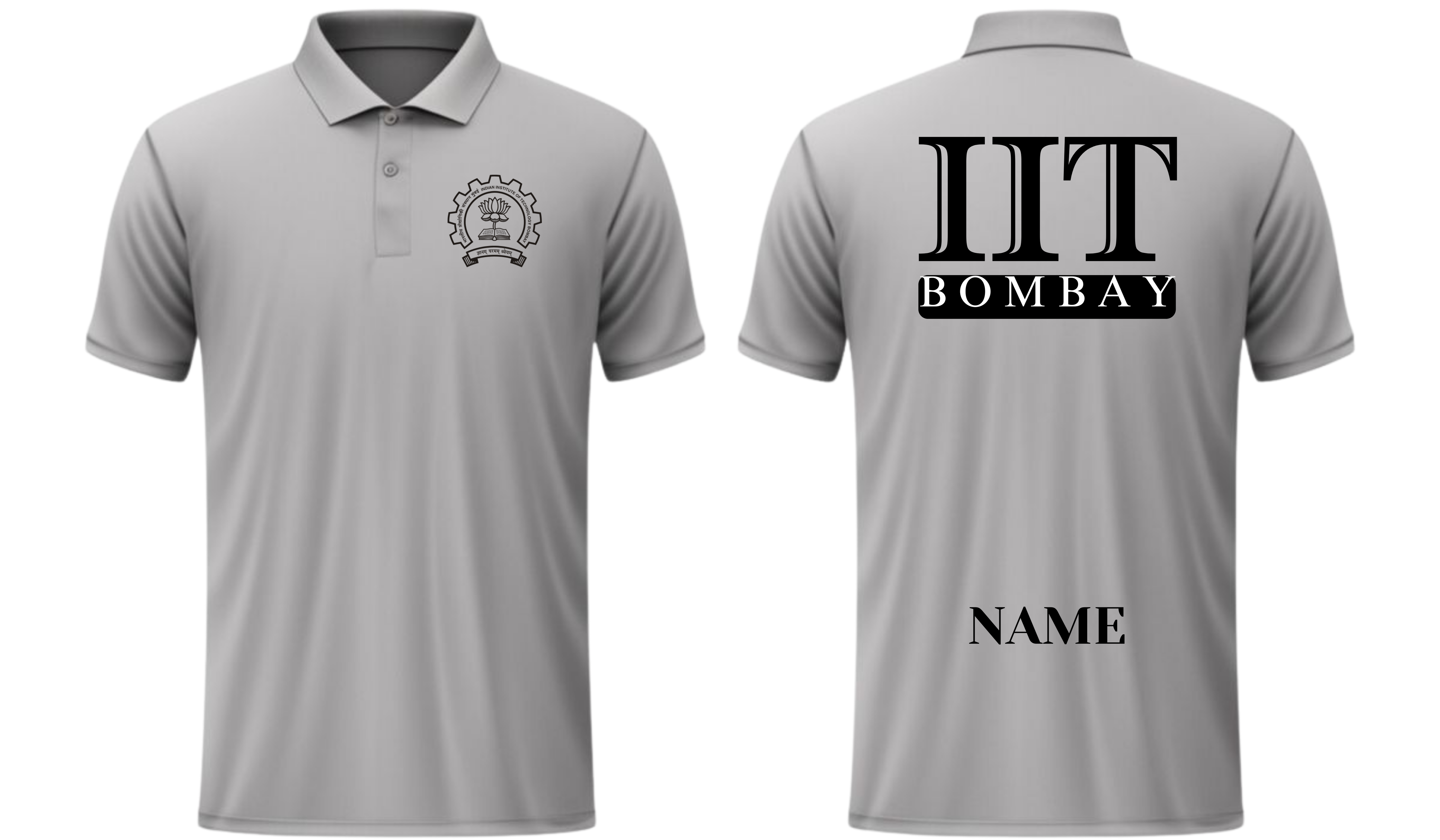 IIT BOMBAY POLO T-SHIRT ITC Century Handtooled design