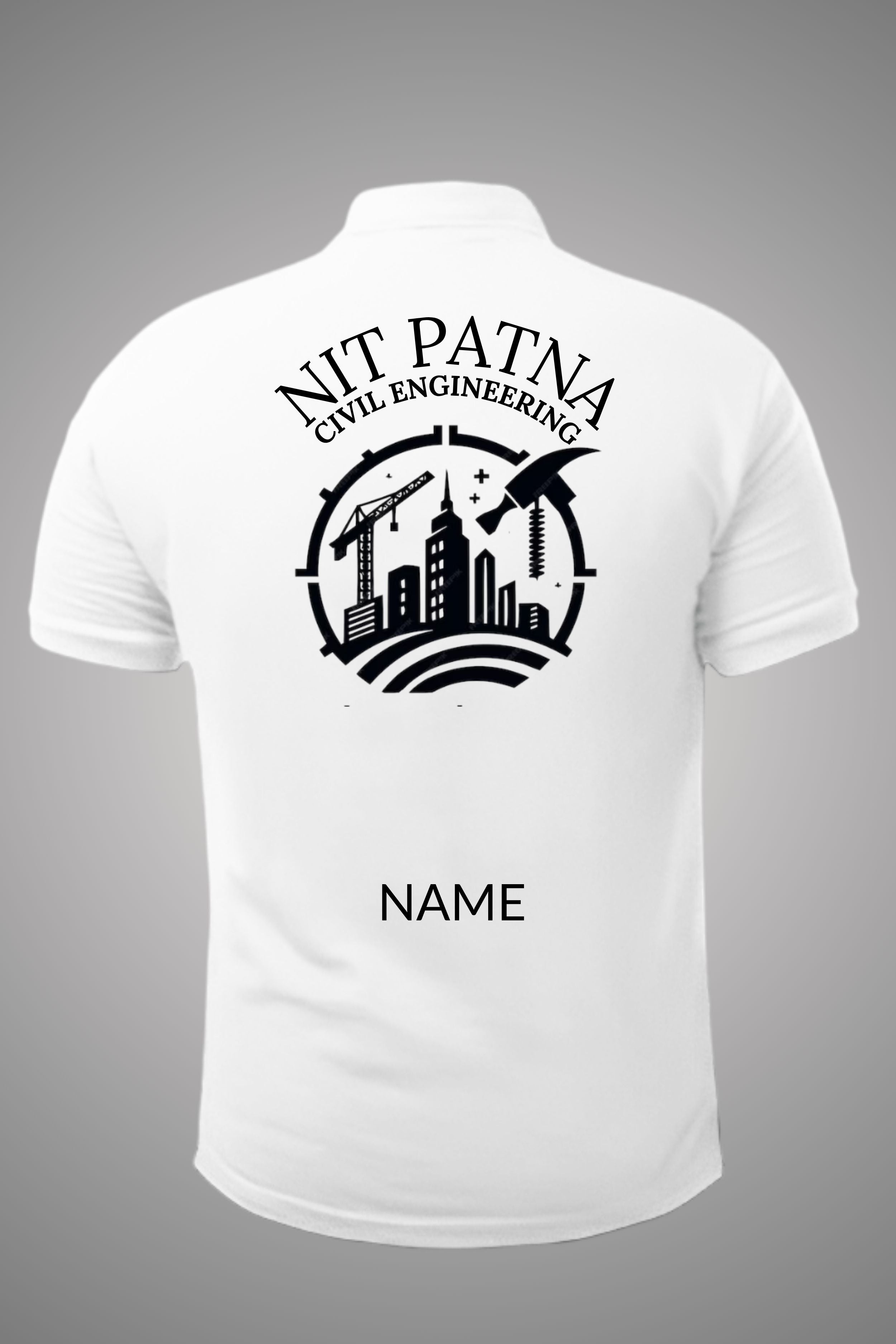 NIT Patna Polo T-Shirt ( Civil Engineering )