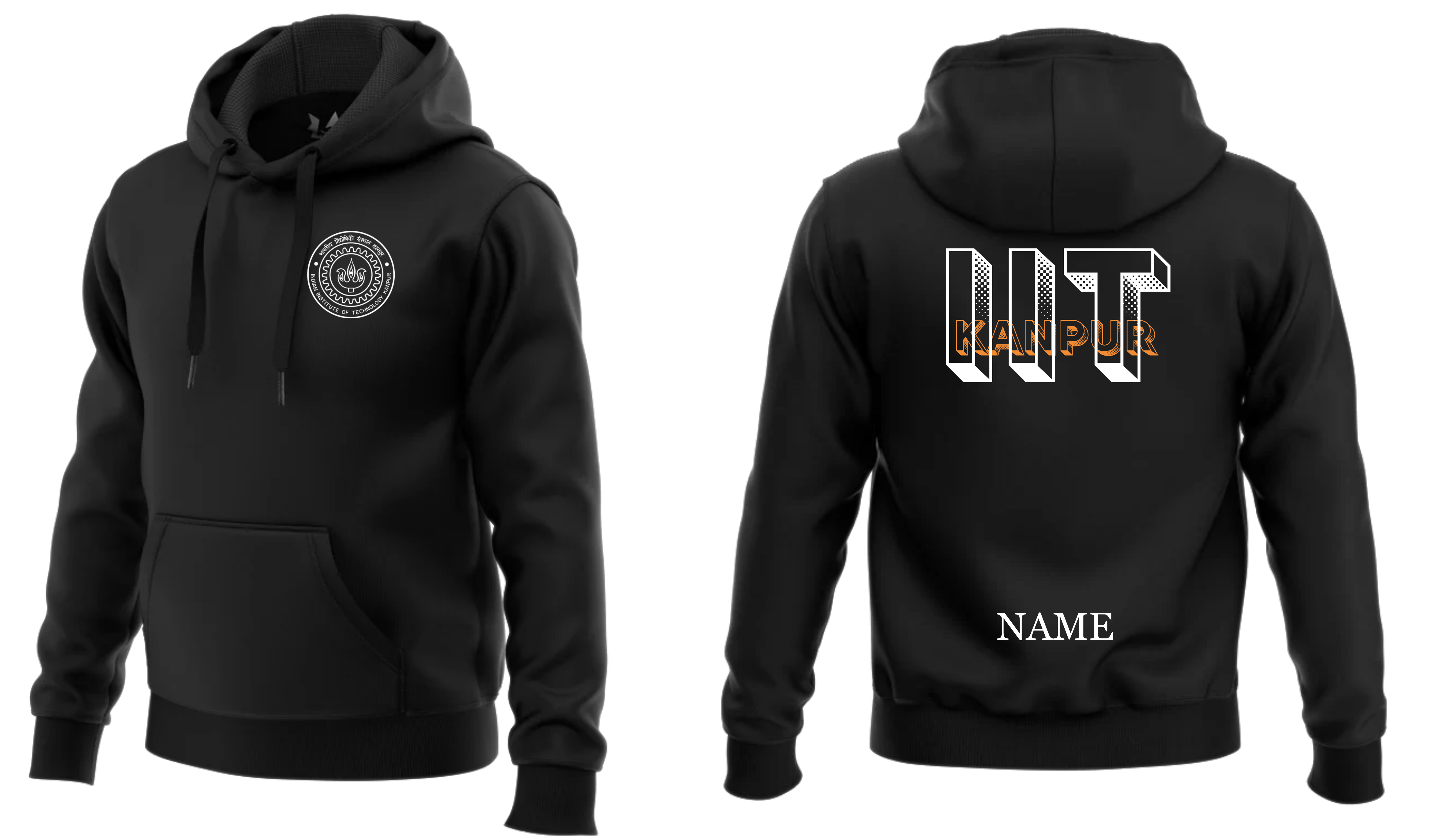 IIT KANPUR Hoodies Classic Design 4 ( Ak Design )