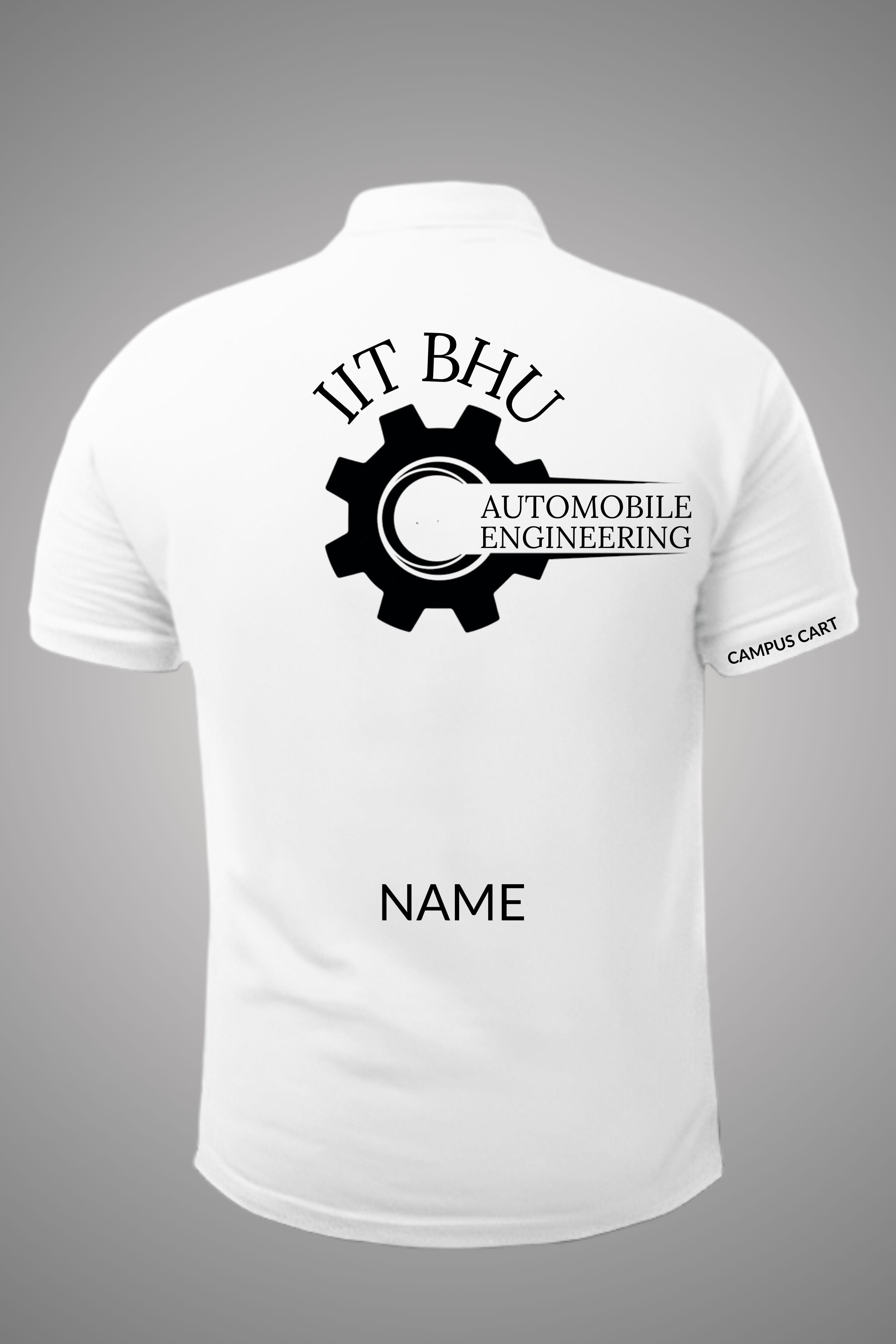 IIT BHU Polo T-Shirt (Automobile Engineering)