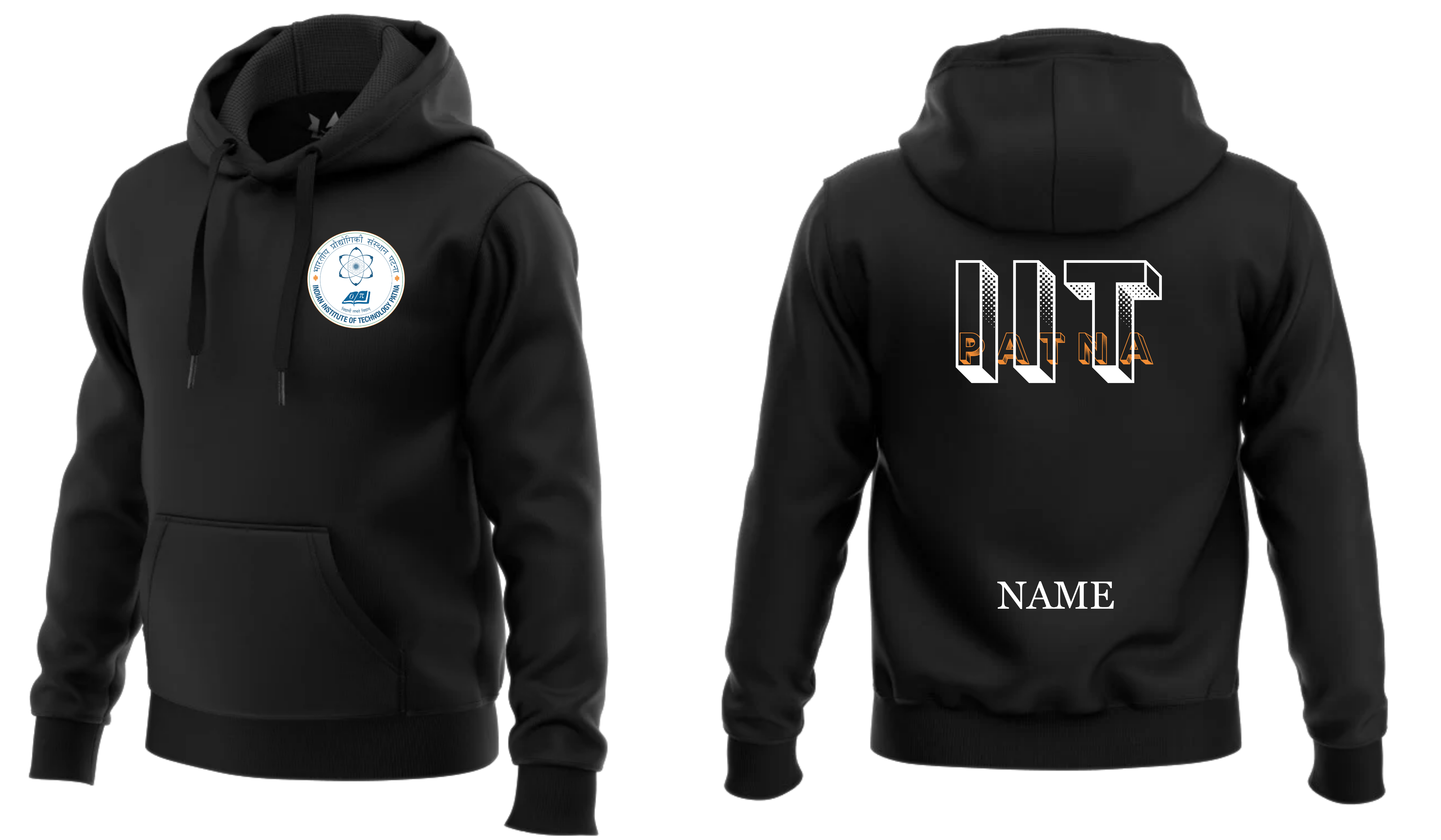 IIT PATNA Hoodies Classic Design 4 ( Ak Design )