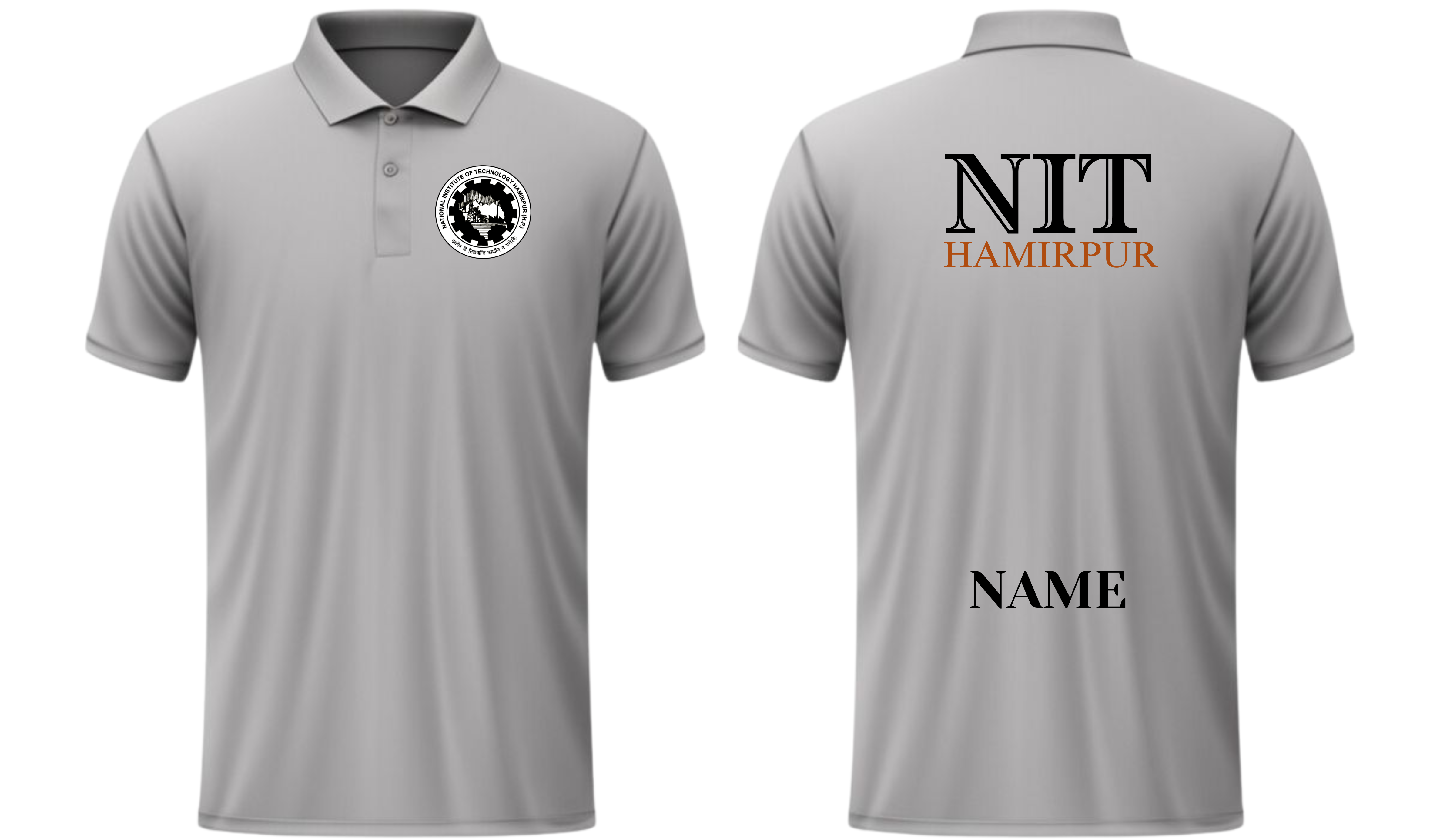 NIT Hamirpur POLO T-SHIRT ITC Century Handtooled Design ( Ak design )