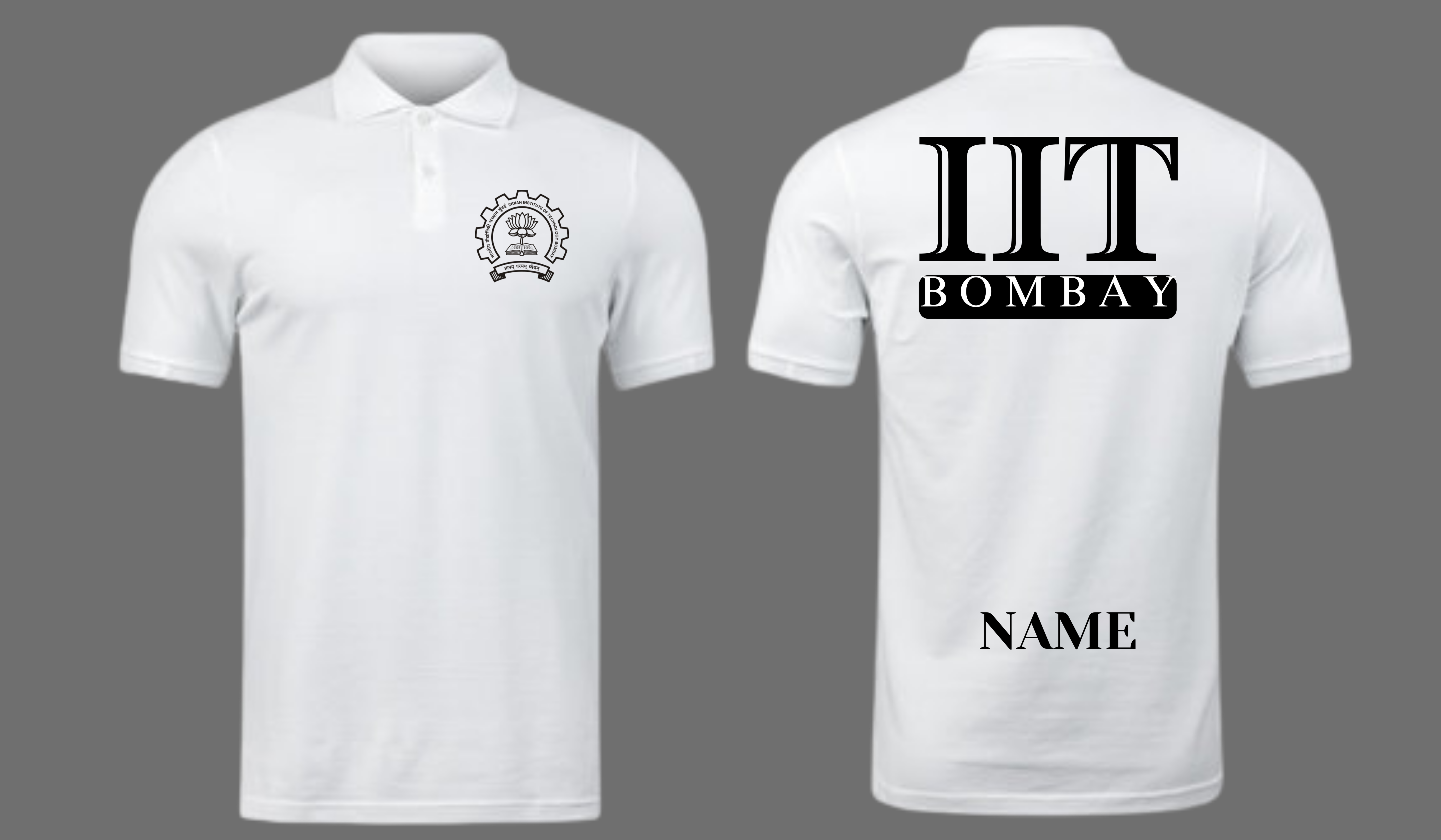 IIT BOMBAY POLO T-SHIRT ITC Century Handtooled design