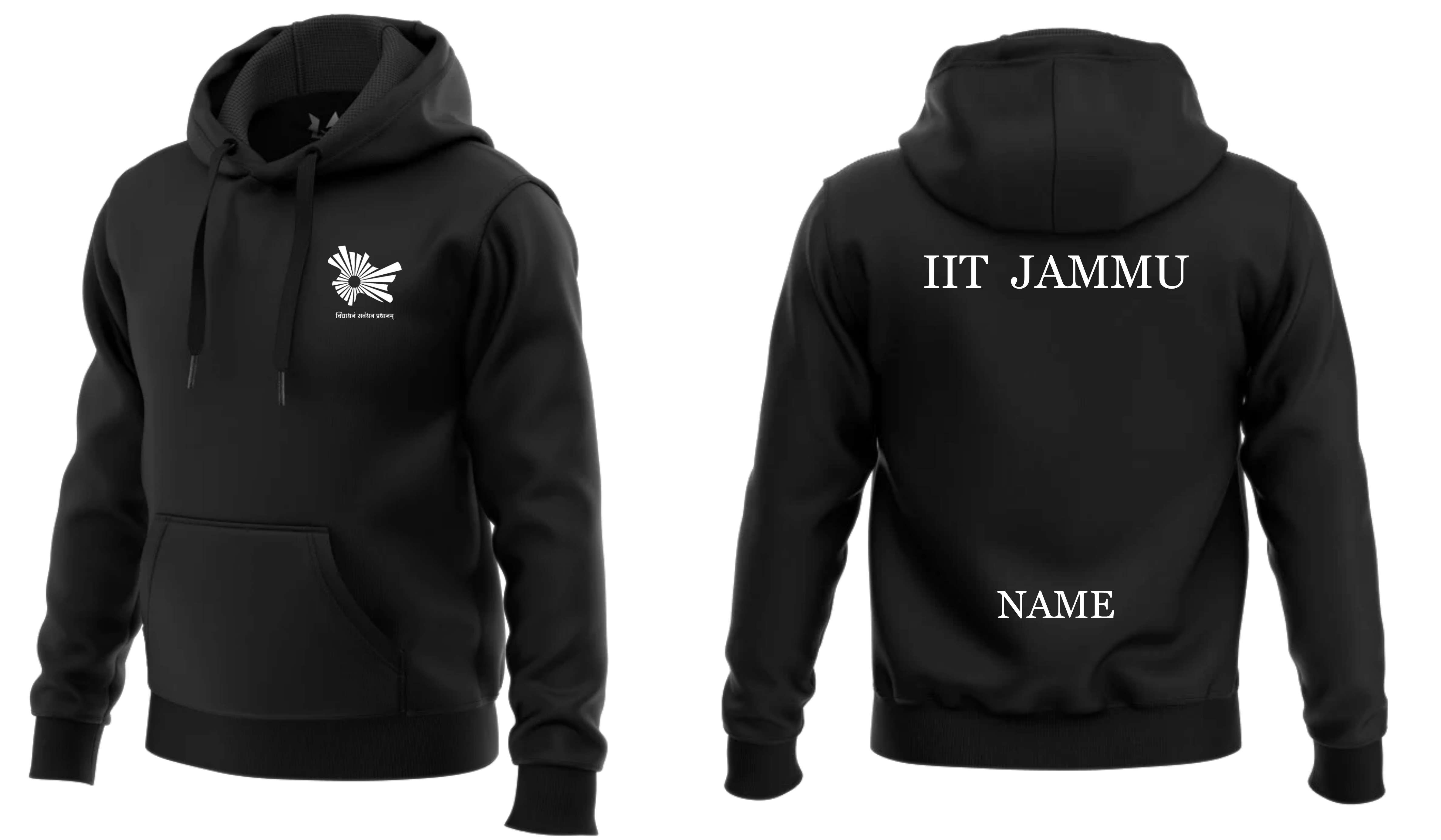 IIT JAMMU Hoodies Classic Design ( Ak Design )