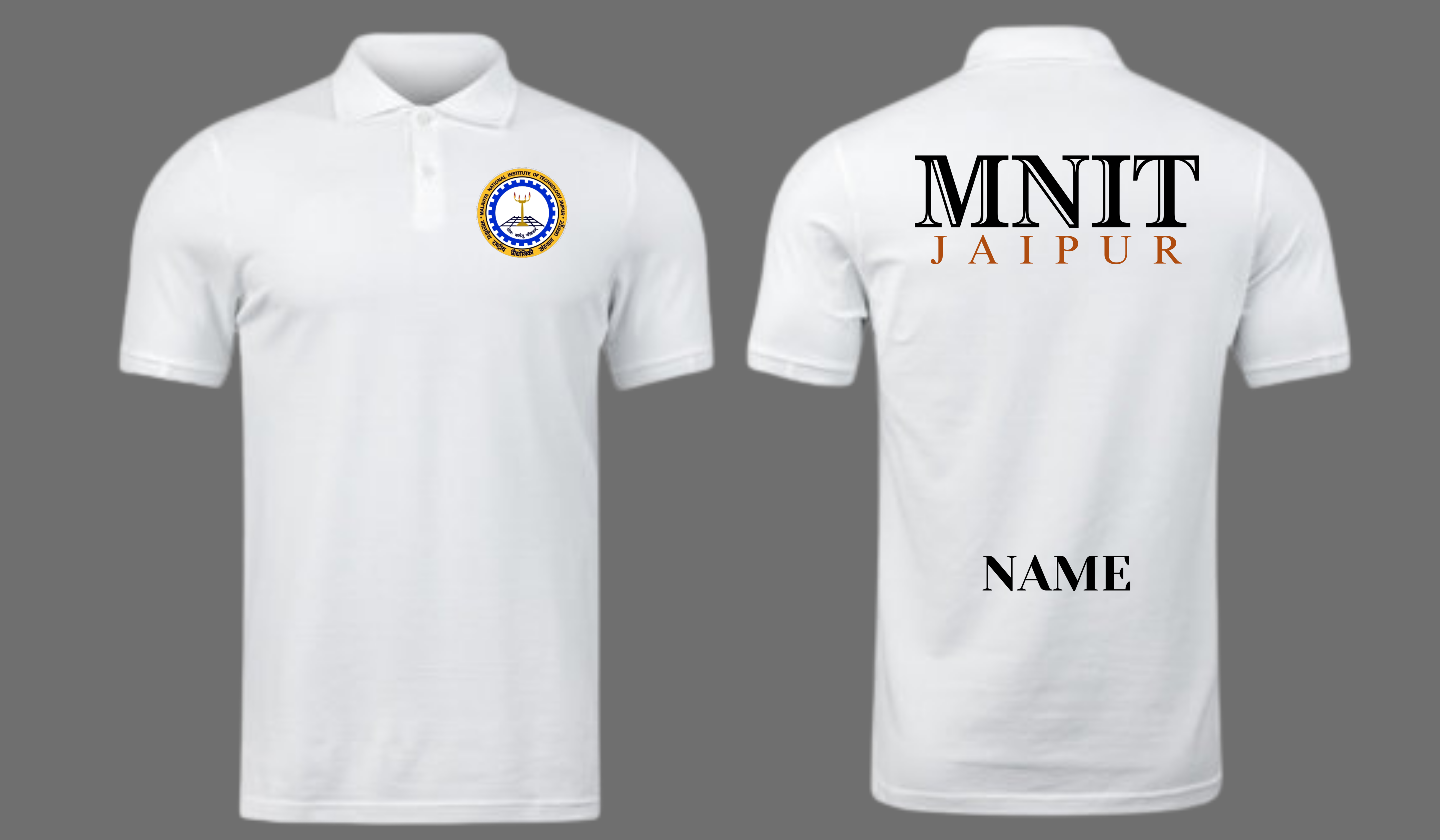 MNIT Jaipur POLO T-SHIRT ITC Century Handtooled Design