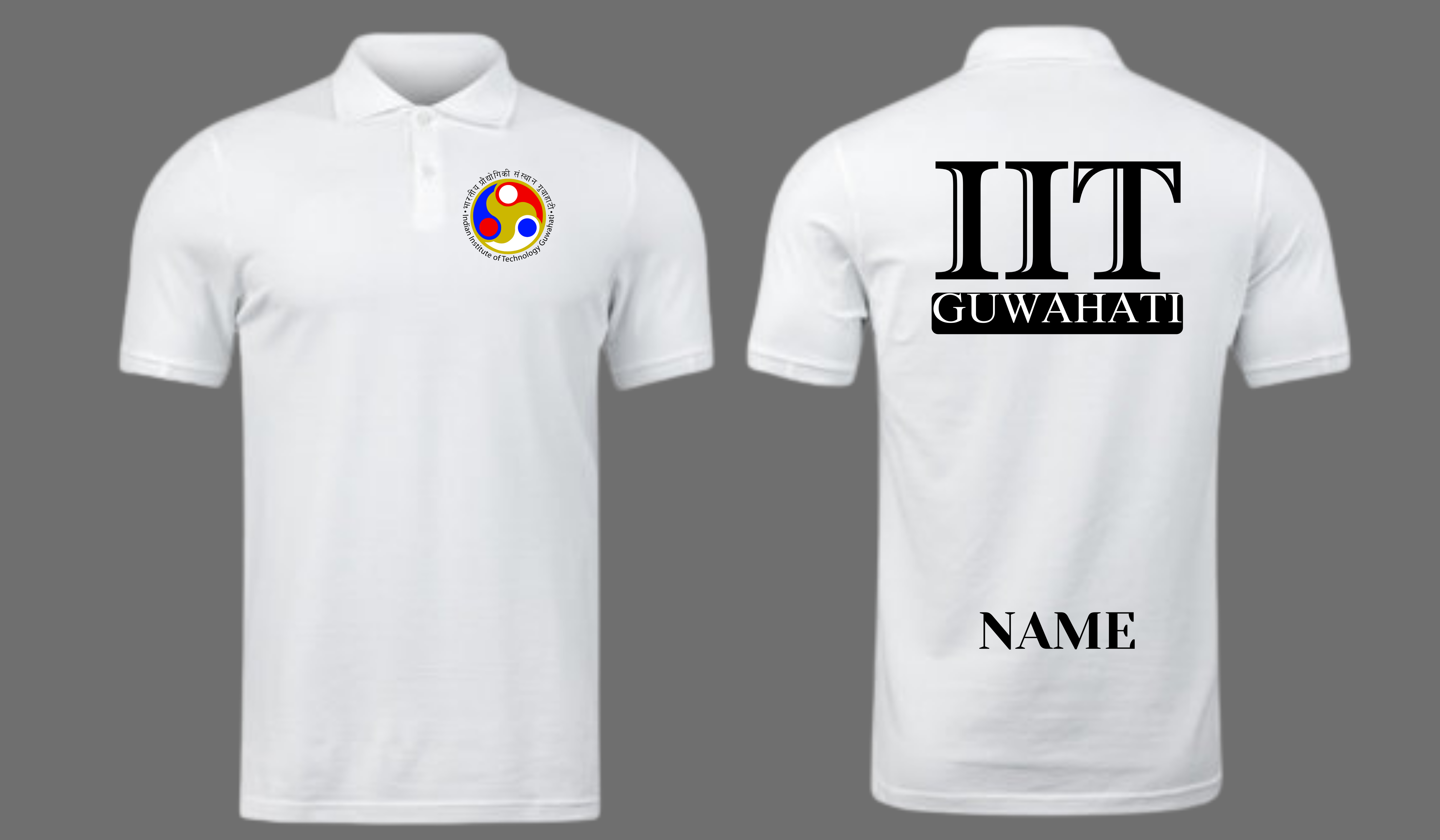 IIT GUWAHATI POLO T-SHIRT ITC Century Handtooled DESIGN (CAMPUSCART DESIGN )