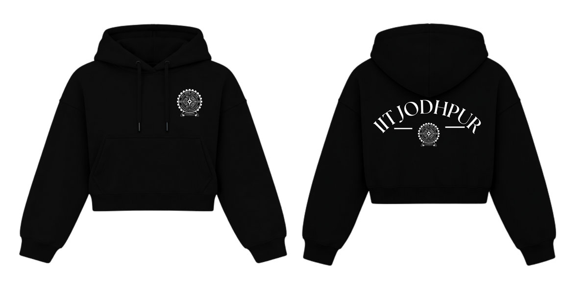 IIT JODHPUR Crop Hoodies Design 1