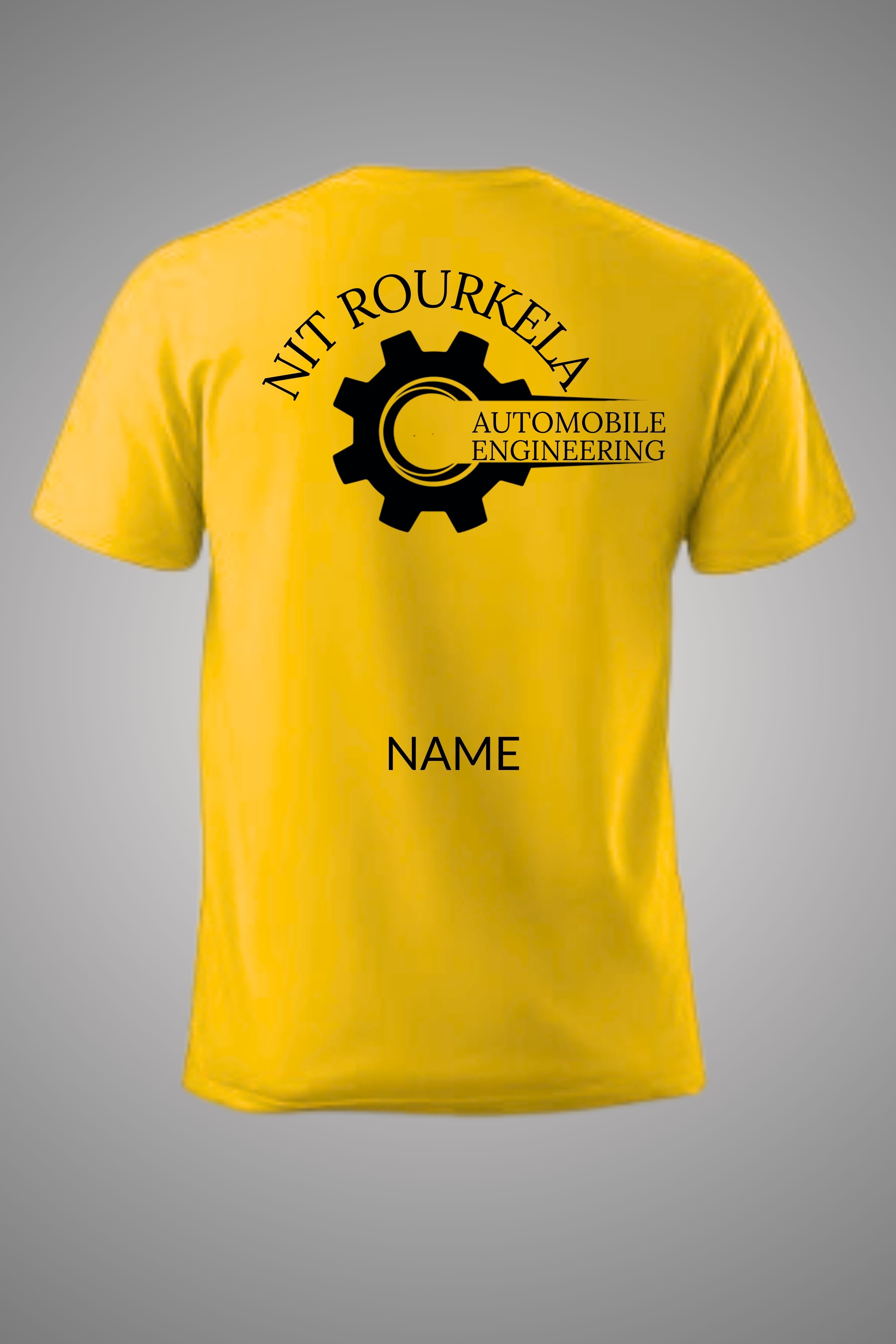 NIT Rourkela Round Nek T-Shirt ( Automobile Engineering )