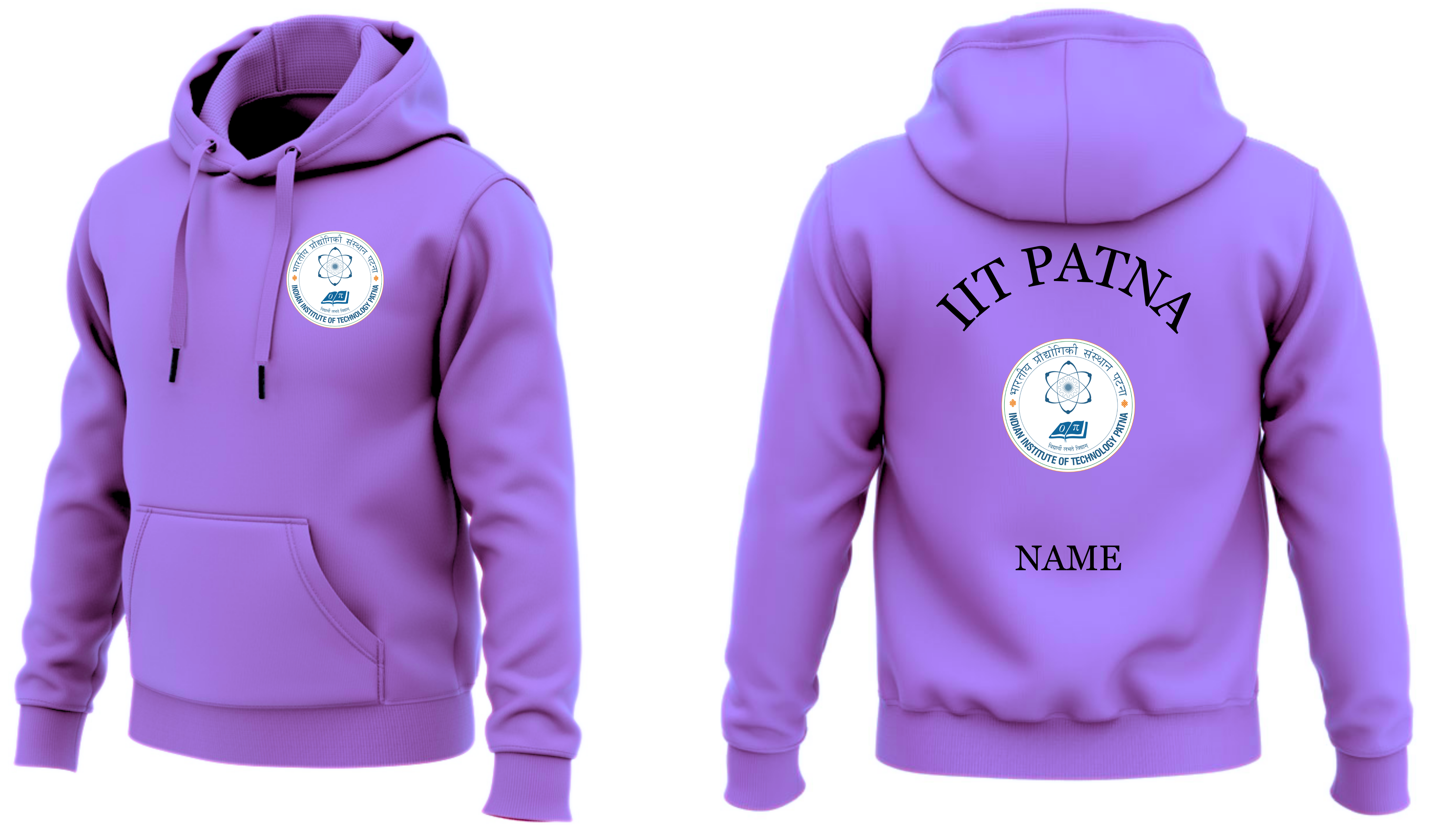 IIT PATNA Hoodies Classic Design 1 ( Ak Design )
