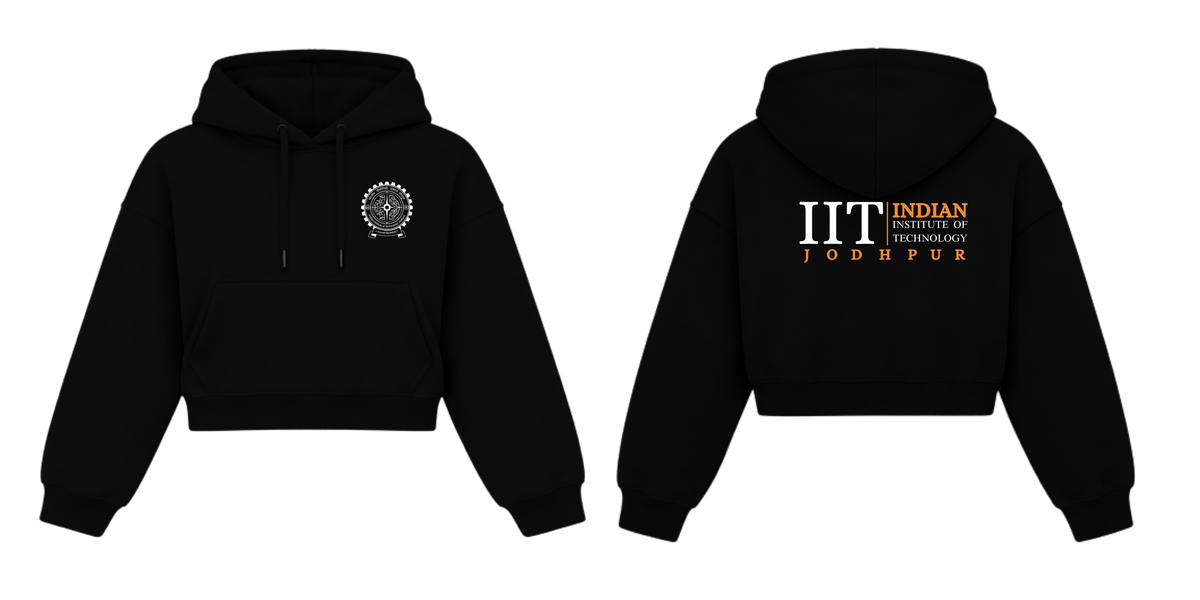 IIT JODHPUR Crop Hoodies Design 2