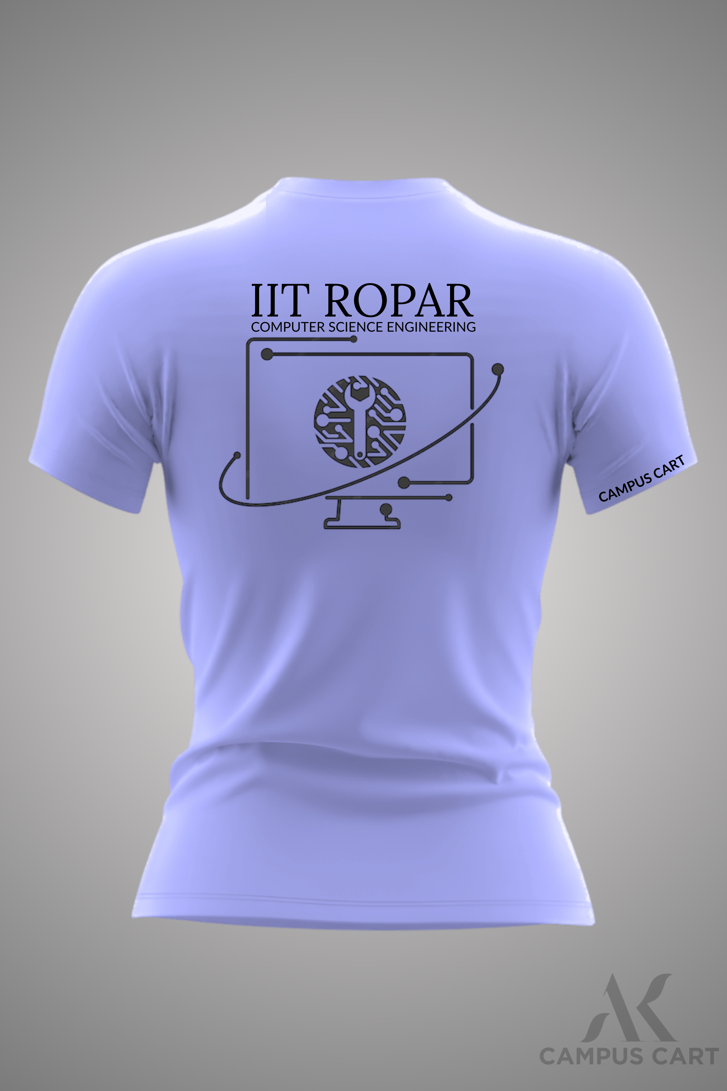 IIT Ropar Normal T-Shirt For Girls( Computer Science Engineering )