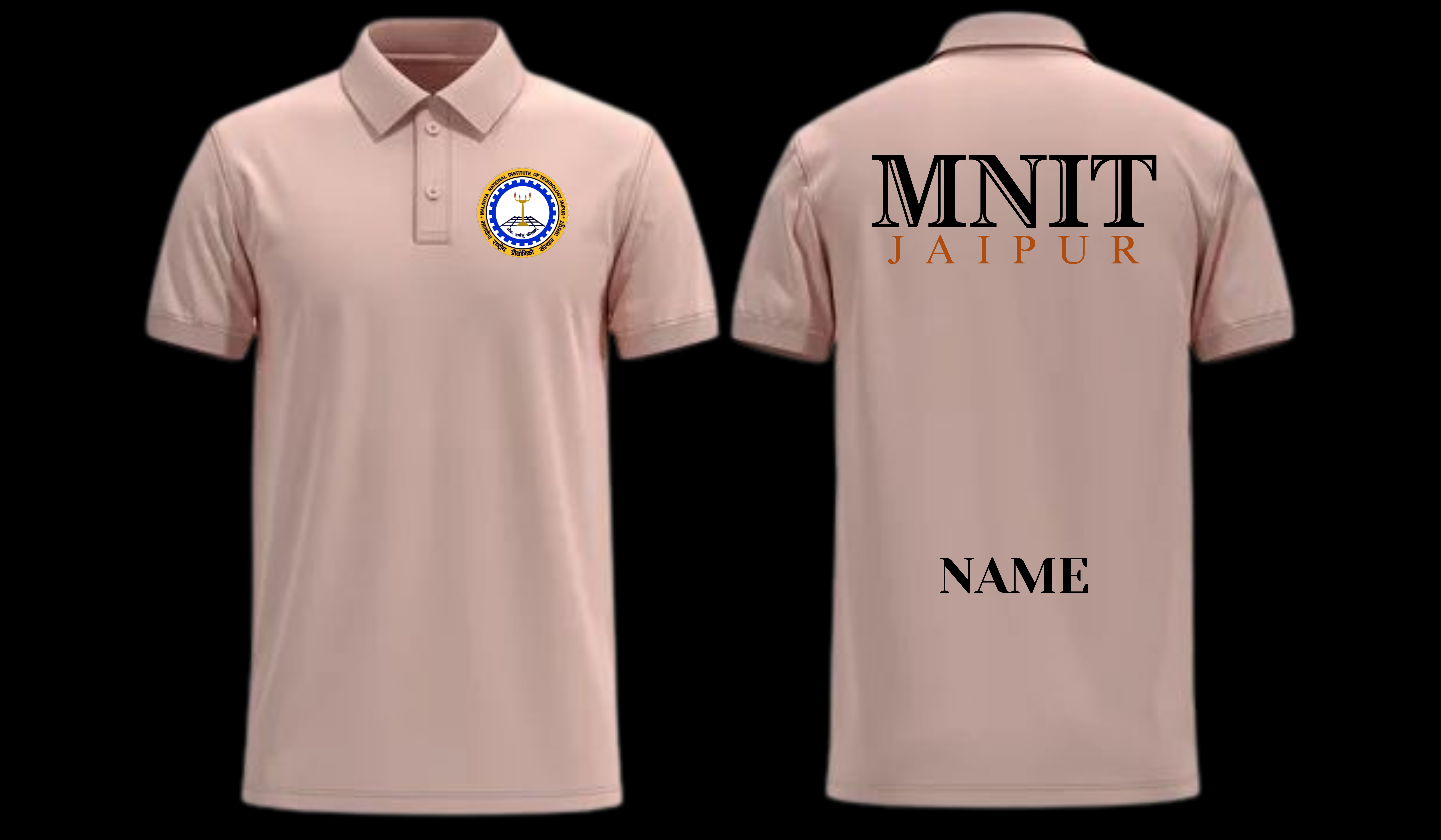 MNIT Jaipur POLO T-SHIRT ITC Century Handtooled Design