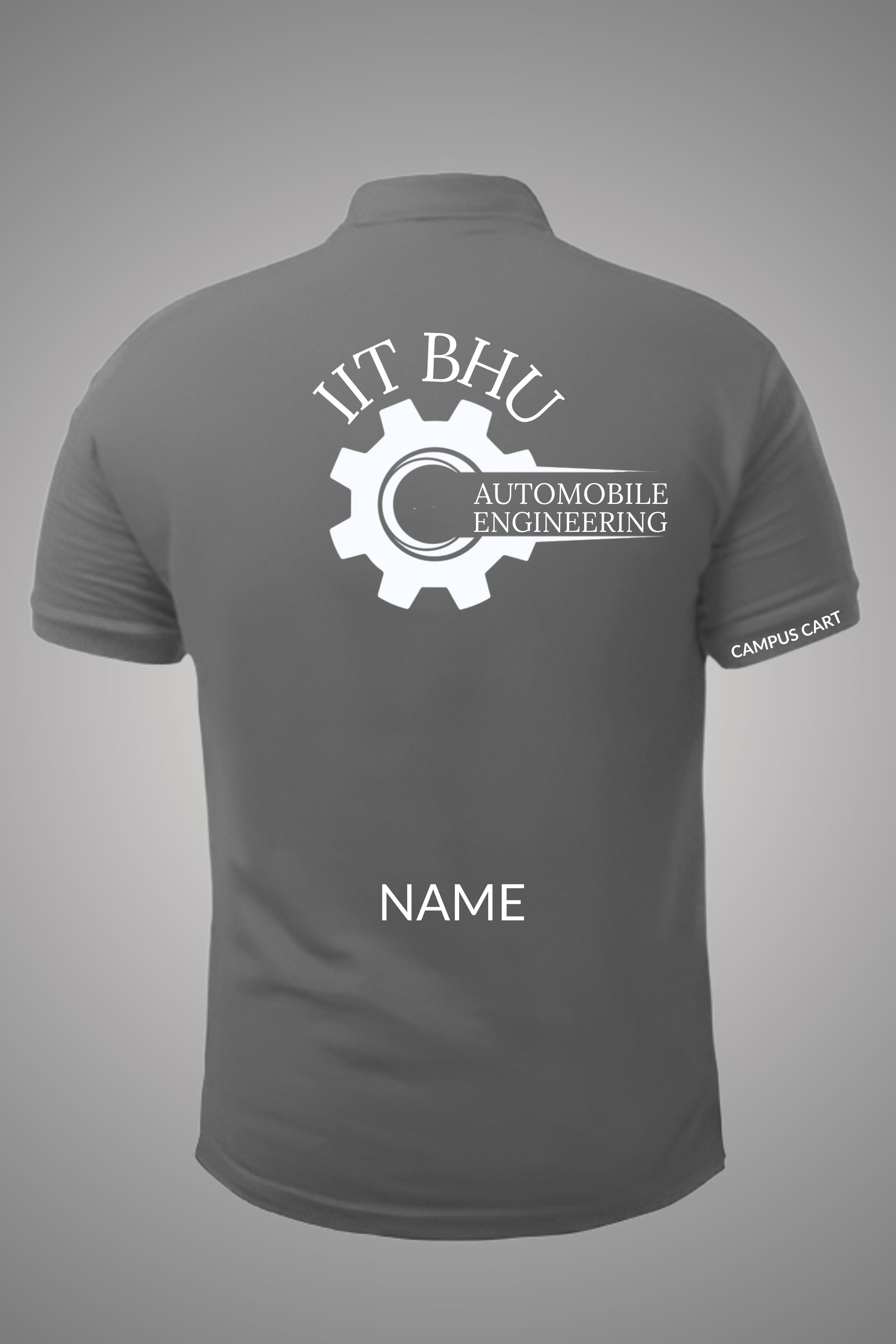 IIT BHU Polo T-Shirt (Automobile Engineering)
