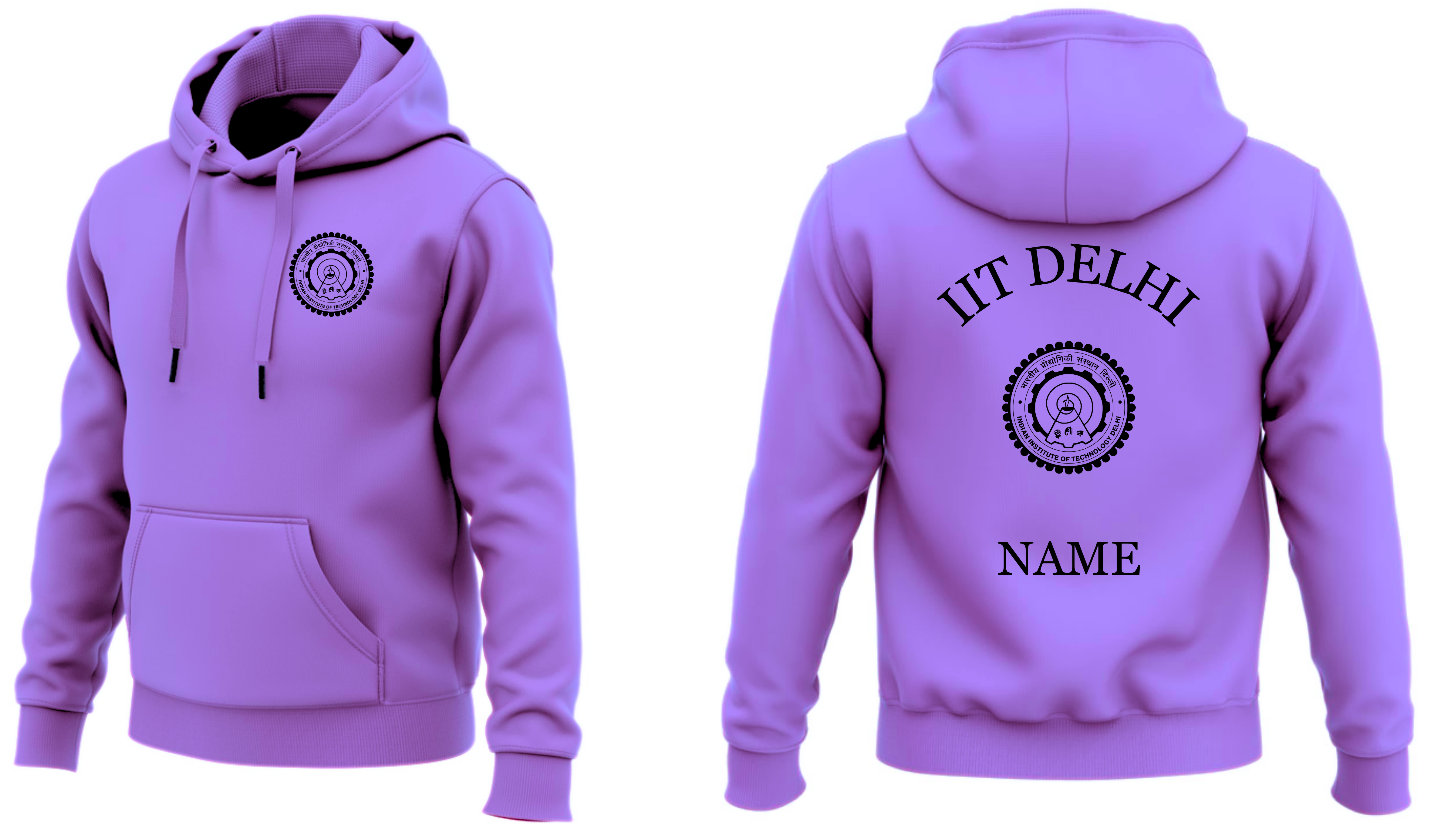 IIT DELHI Hoodies Classic Design 1 ( Ak Design )