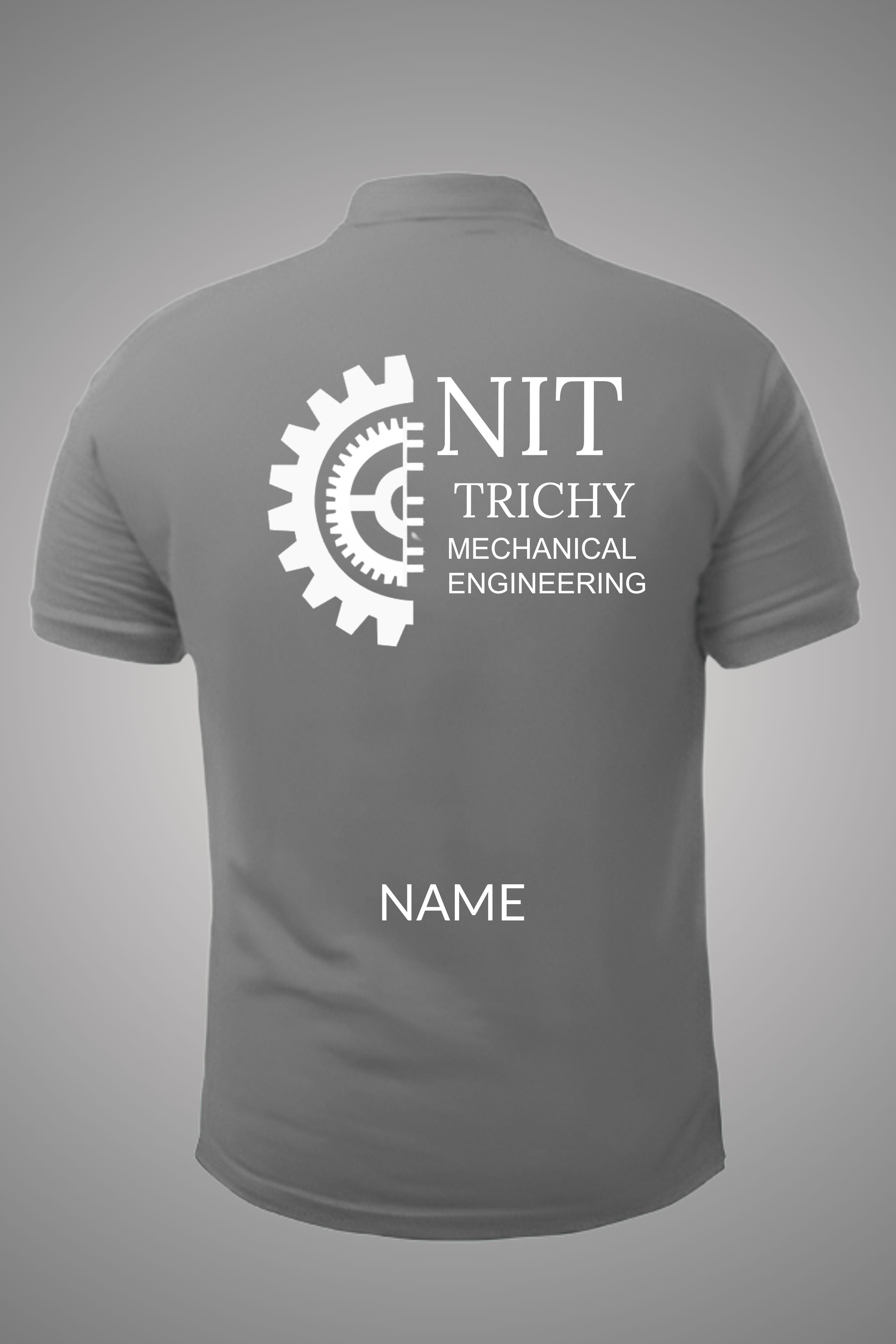 NIT Trichy Polo T-Shirt ( Mechanical Engineering )
