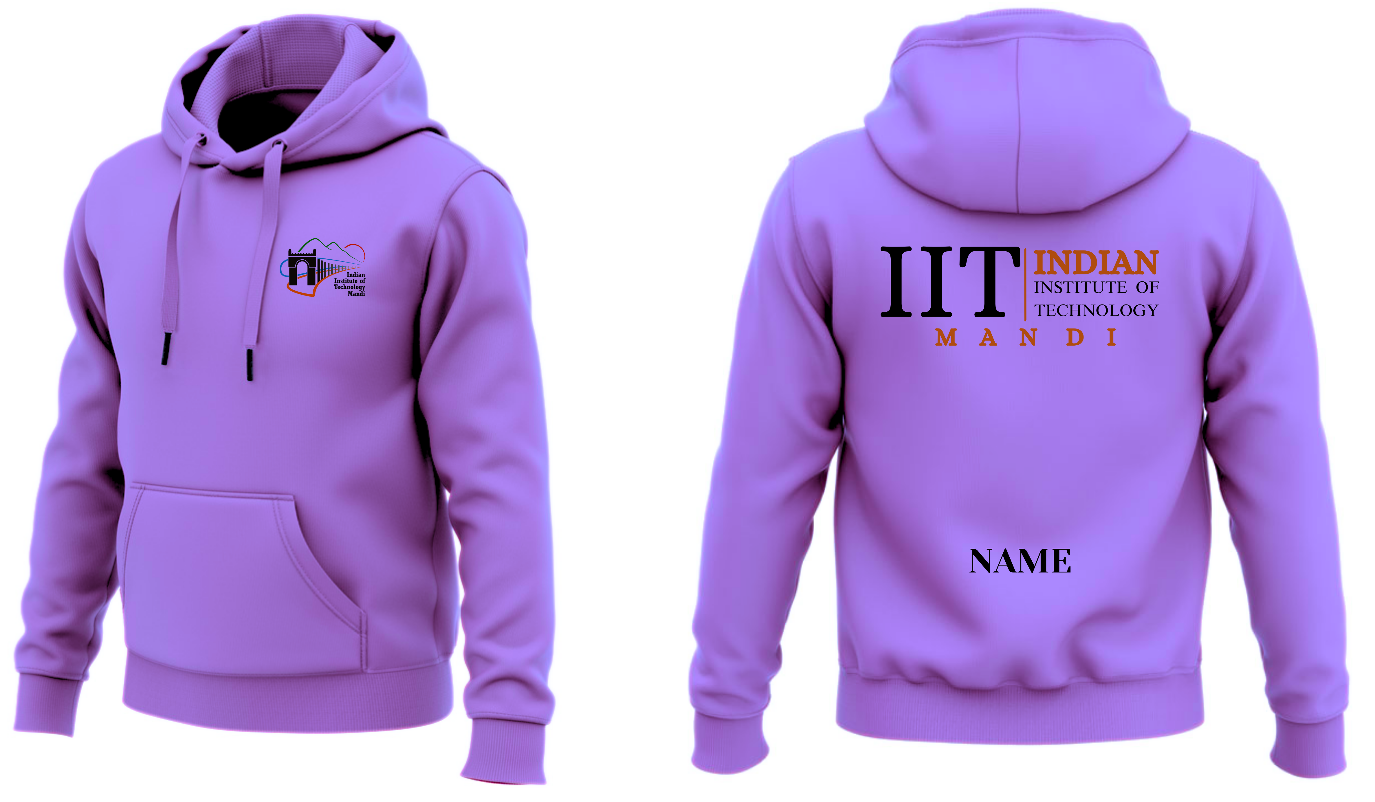 IIT MANDI Hoodies Classic Design 2 ( Ak Design )