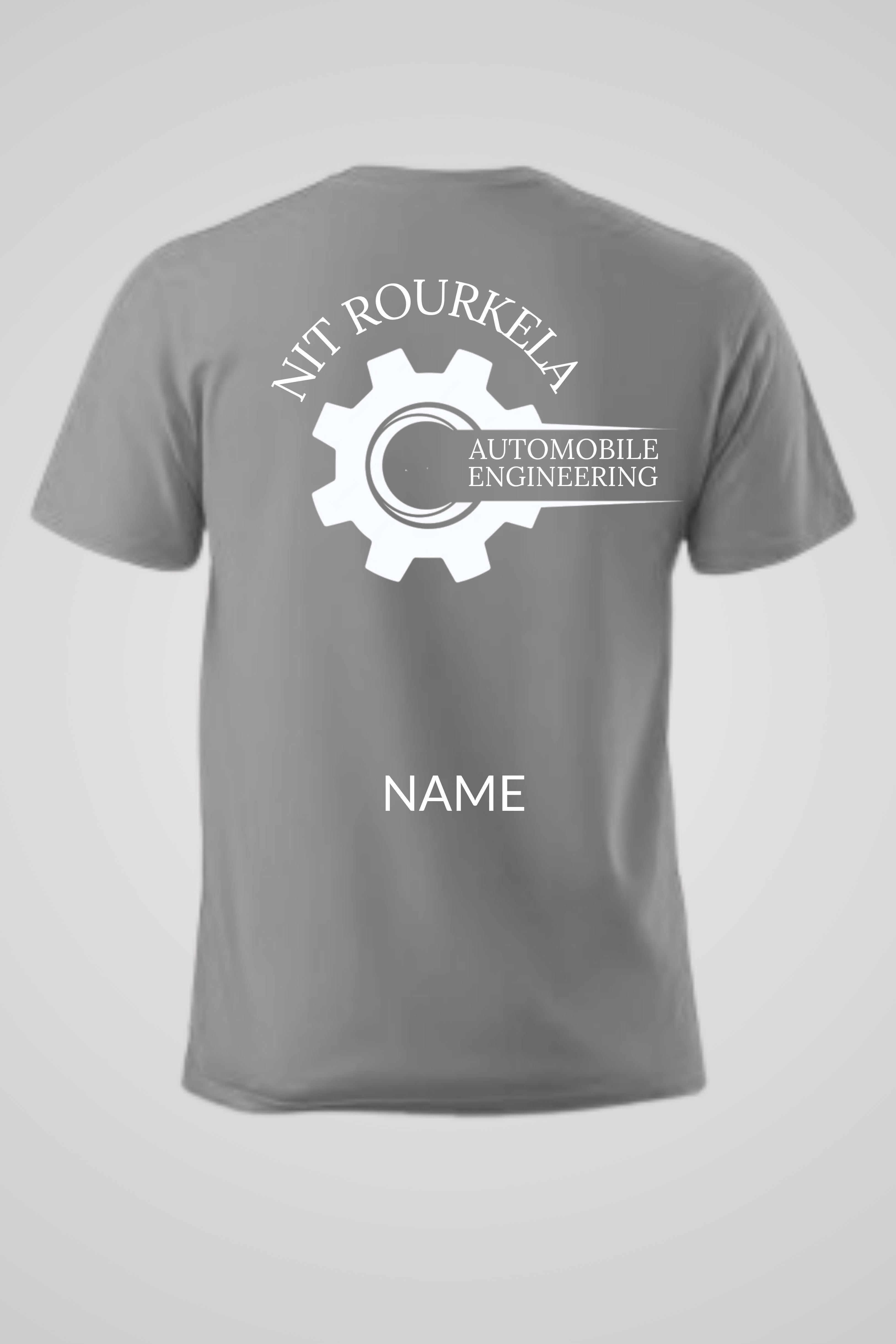 NIT Rourkela Round Nek T-Shirt ( Automobile Engineering )
