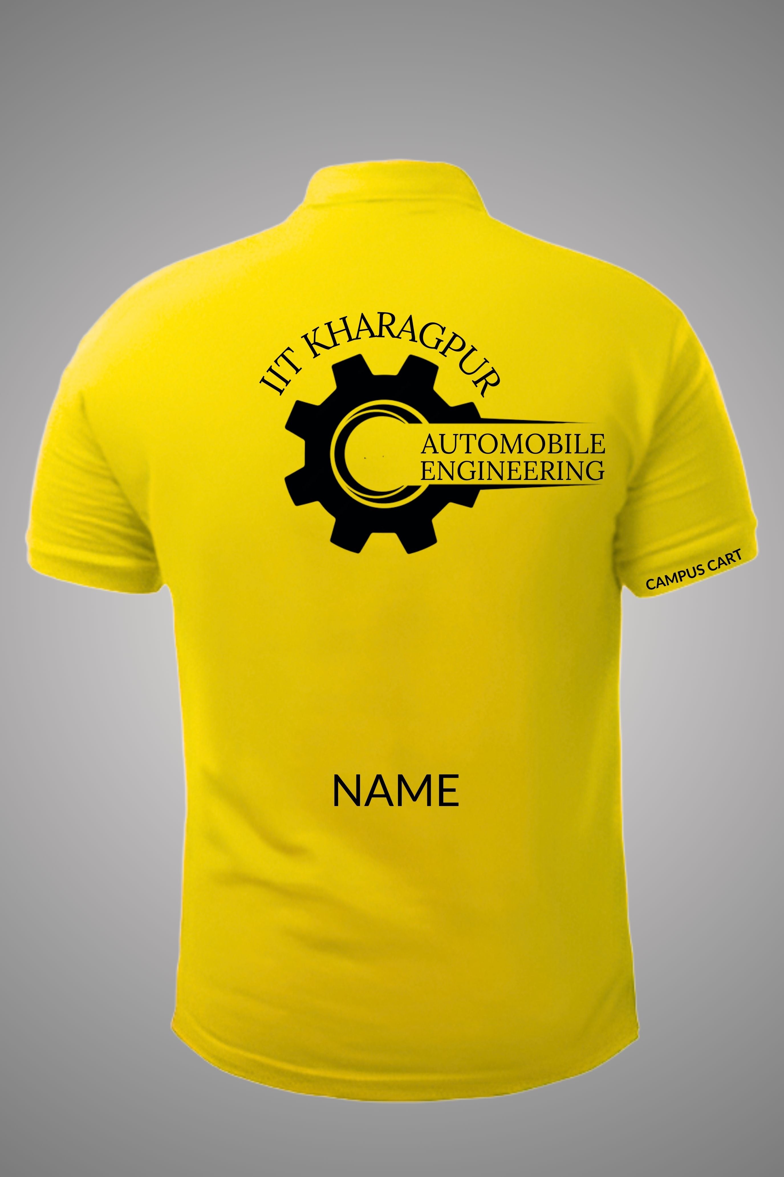IIT Kharagpur Polo T-Shirt (Automobile Engineering)