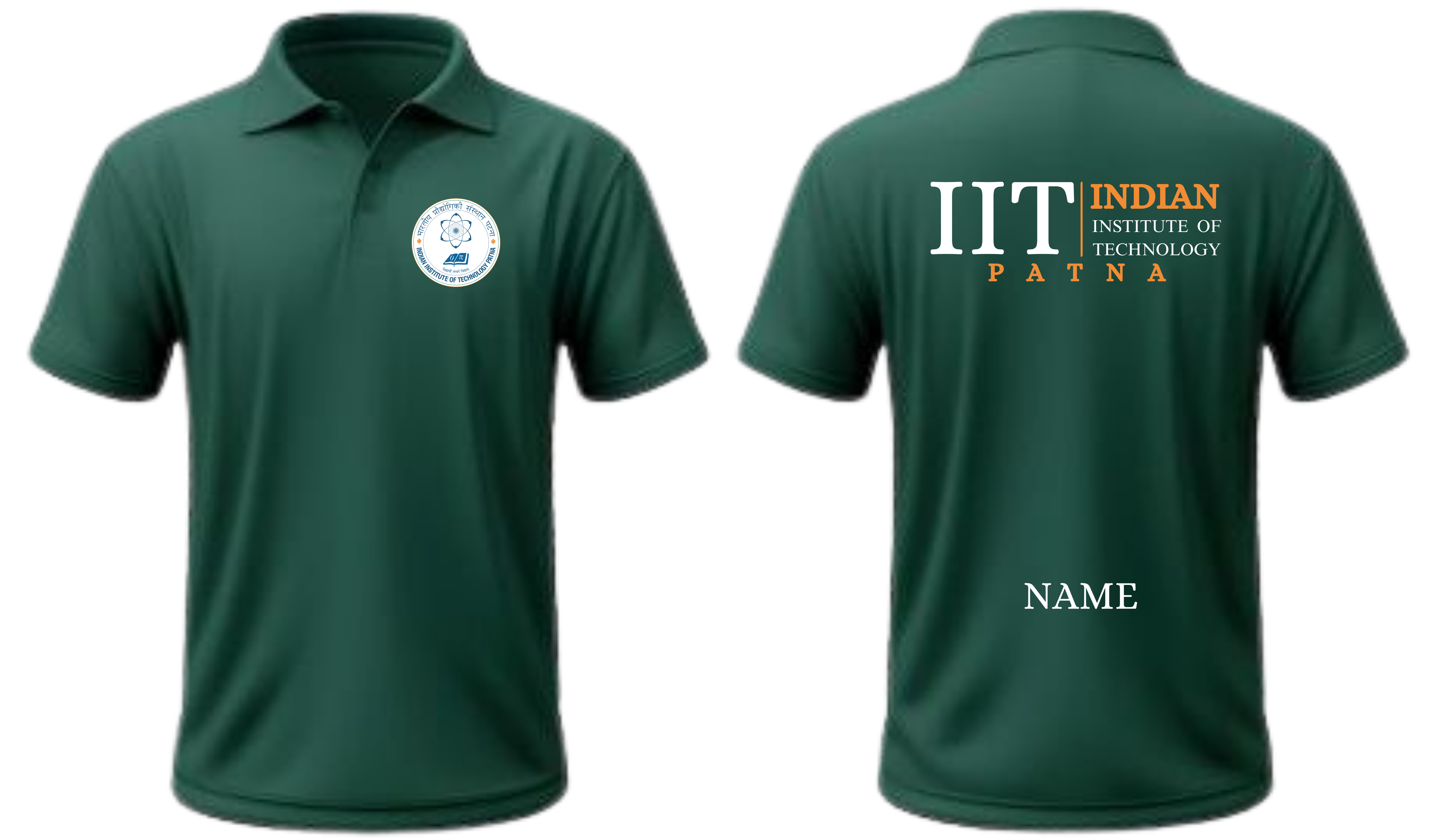 IIT PATNA POLO T-SHIRT CAMPUSCART Design 2