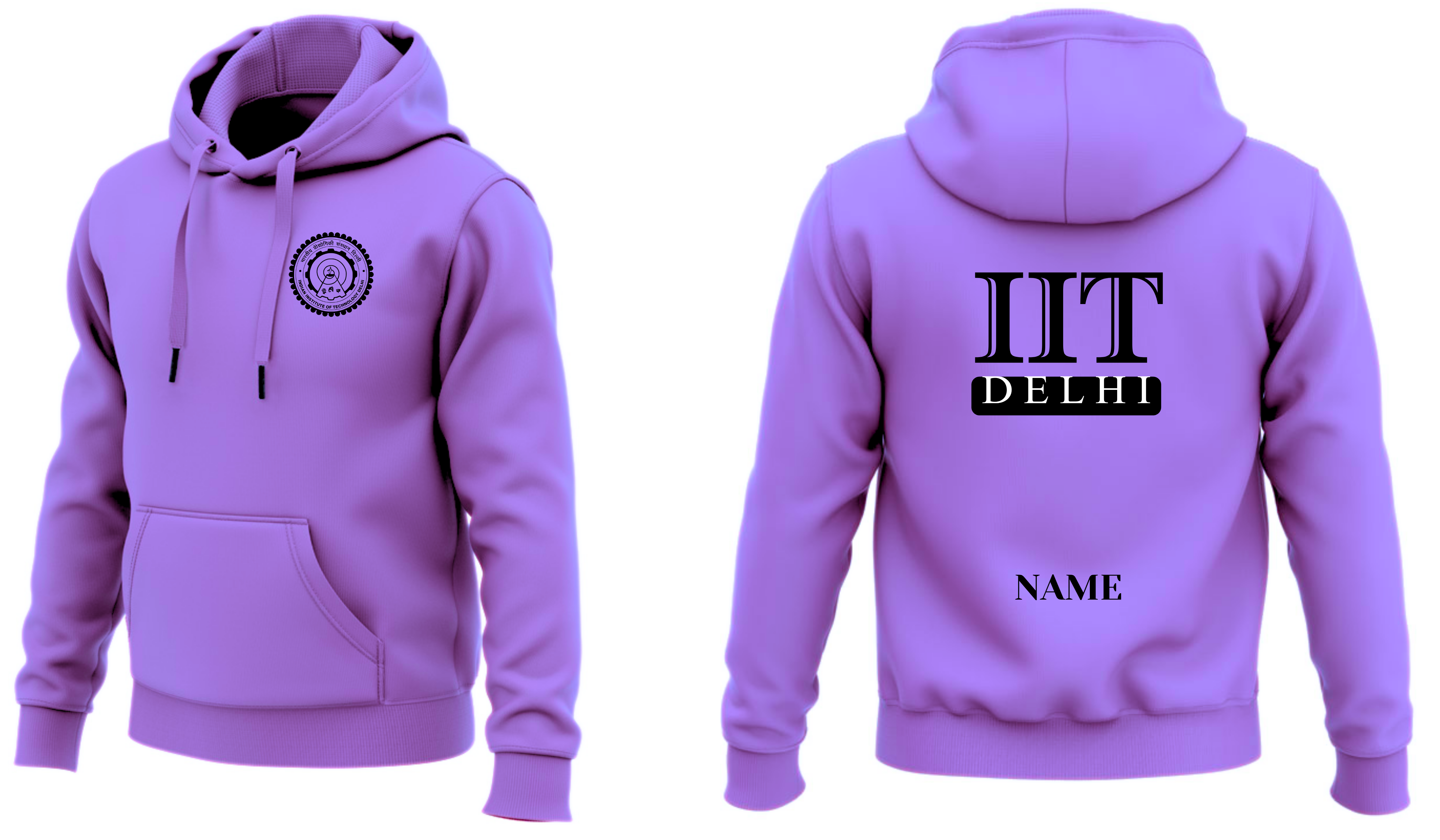 IIT DELHI Hoodies Classic Design 3 ( Ak Design )