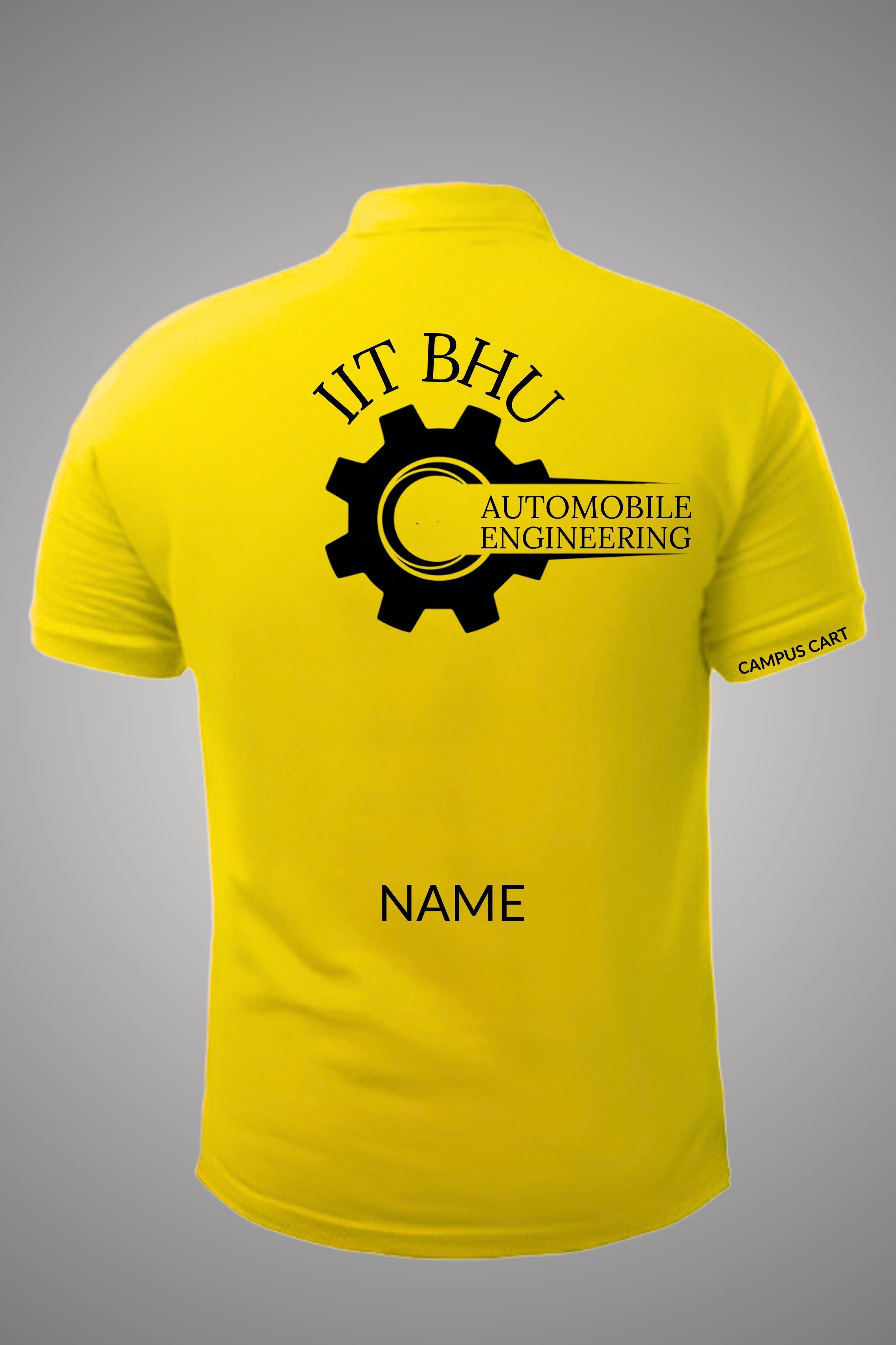 IIT BHU Polo T-Shirt (Automobile Engineering)