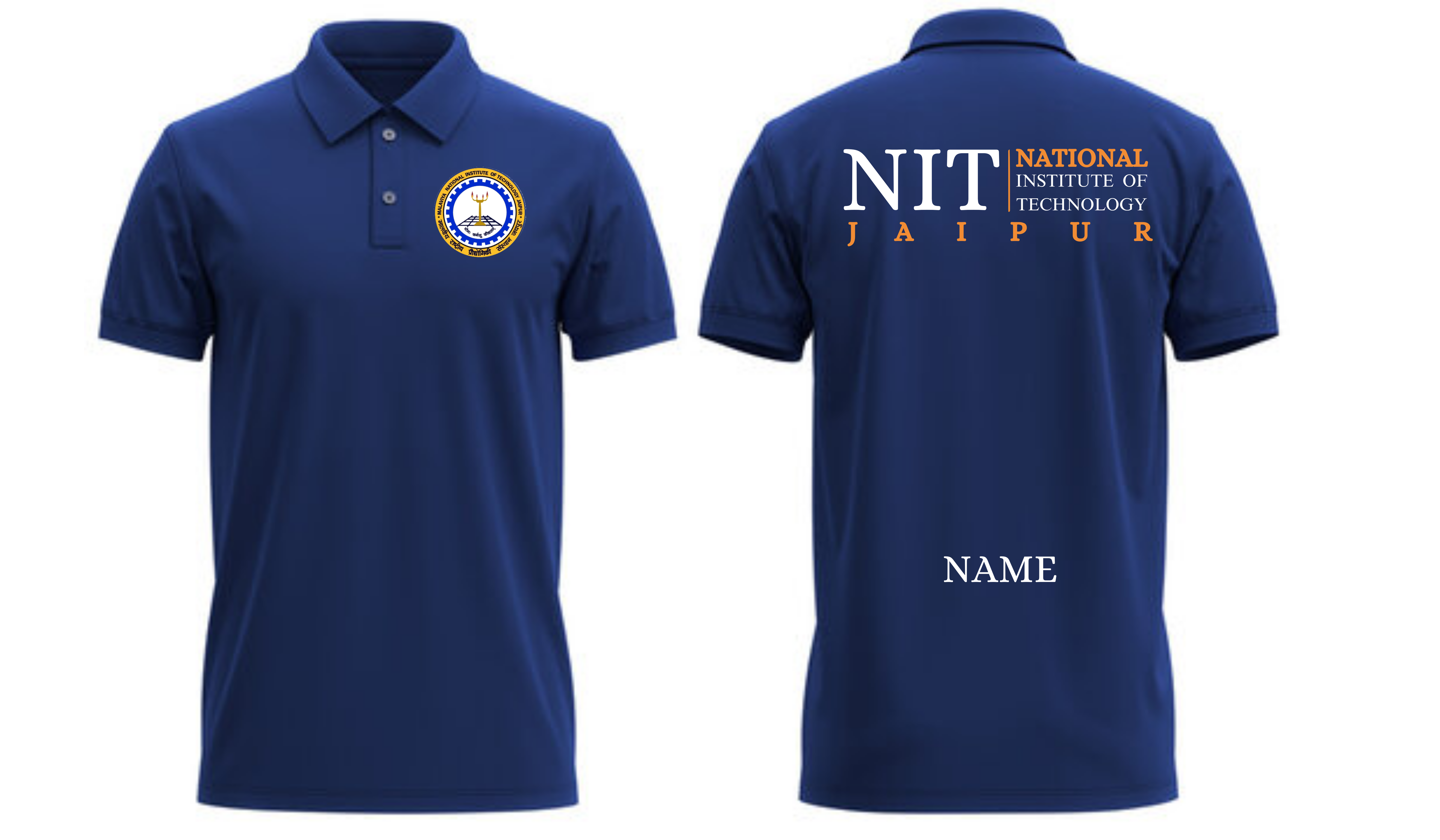 MNIT Jaipur POLO T-SHIRT Classic Design 2 (CAMPUSCART DESIGN )