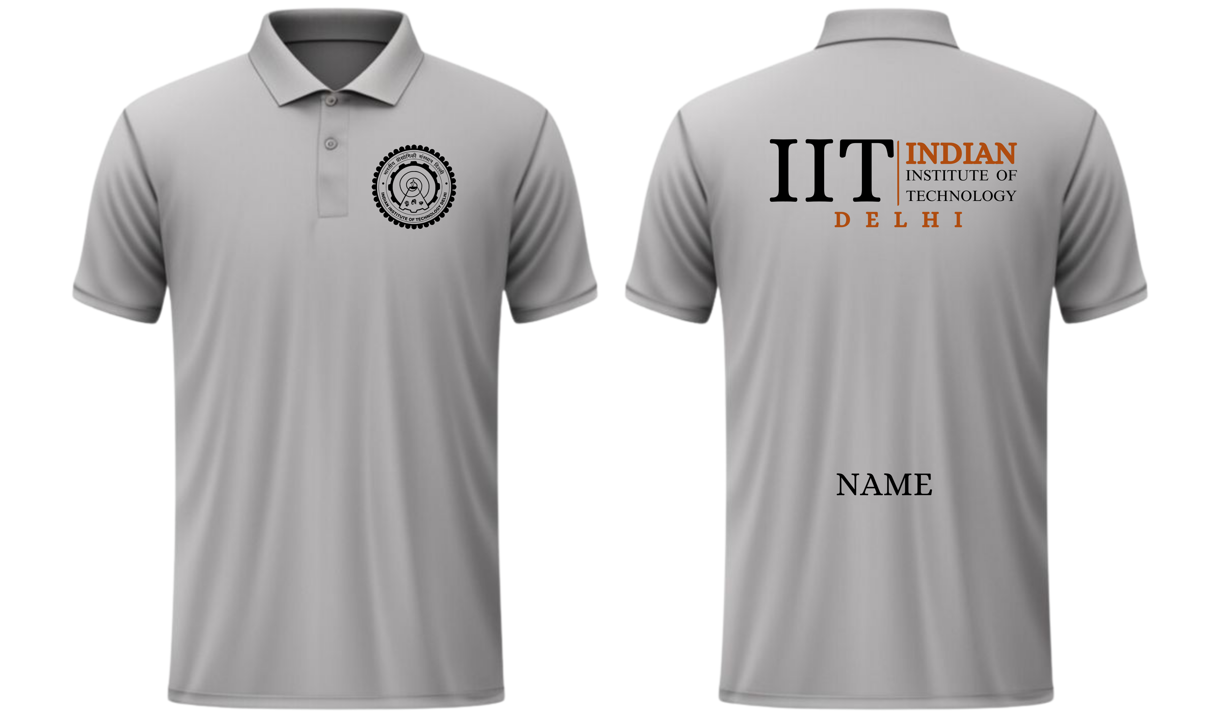 IIT DELHI POLO T-SHIRT CampusCart design 2
