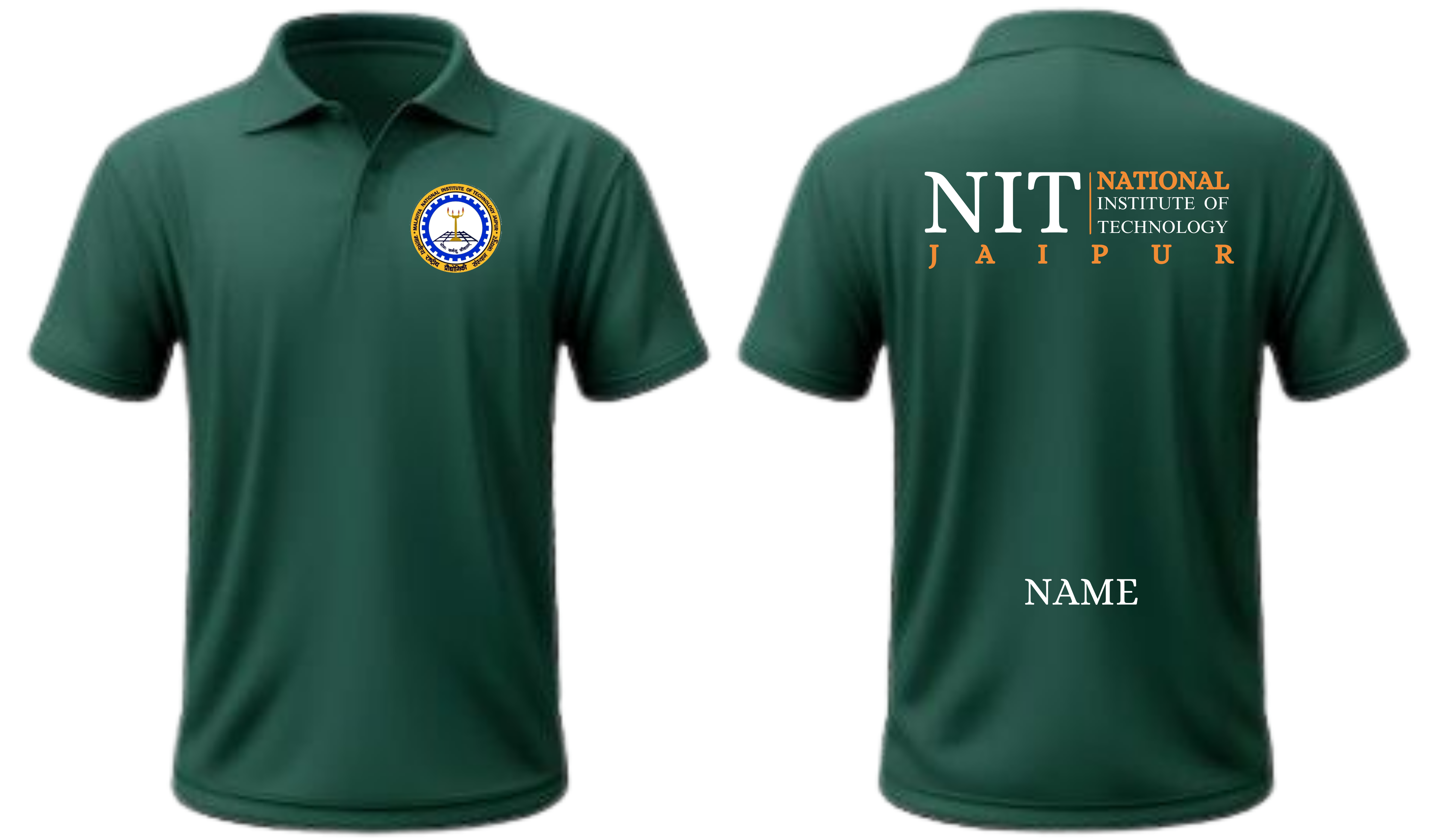 MNIT Jaipur POLO T-SHIRT Classic Design 2 (CAMPUSCART DESIGN )