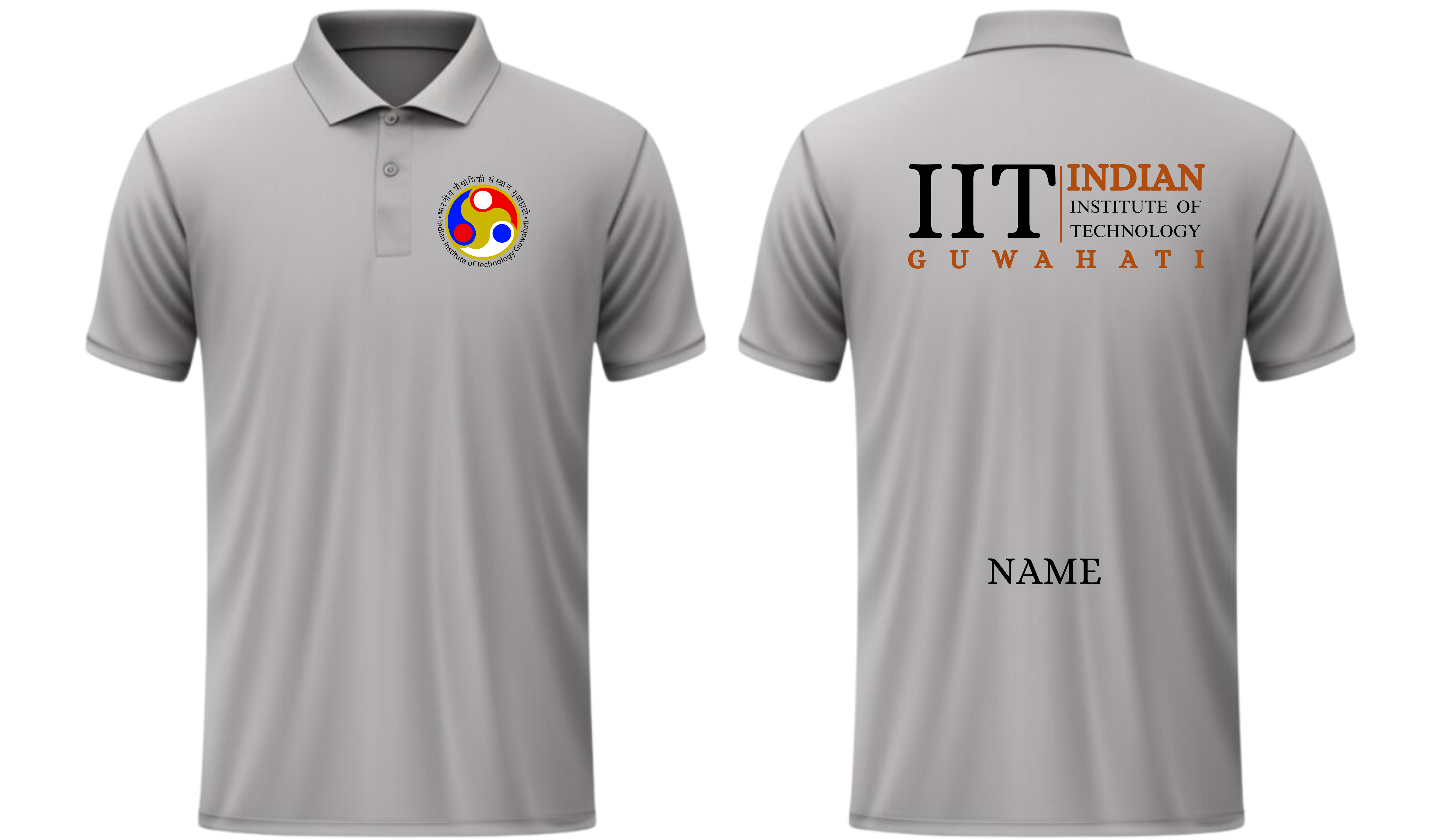 IIT GUWAHATI POLO T-SHIRT Classic Design 2 (CAMPUSCART DESIGN )