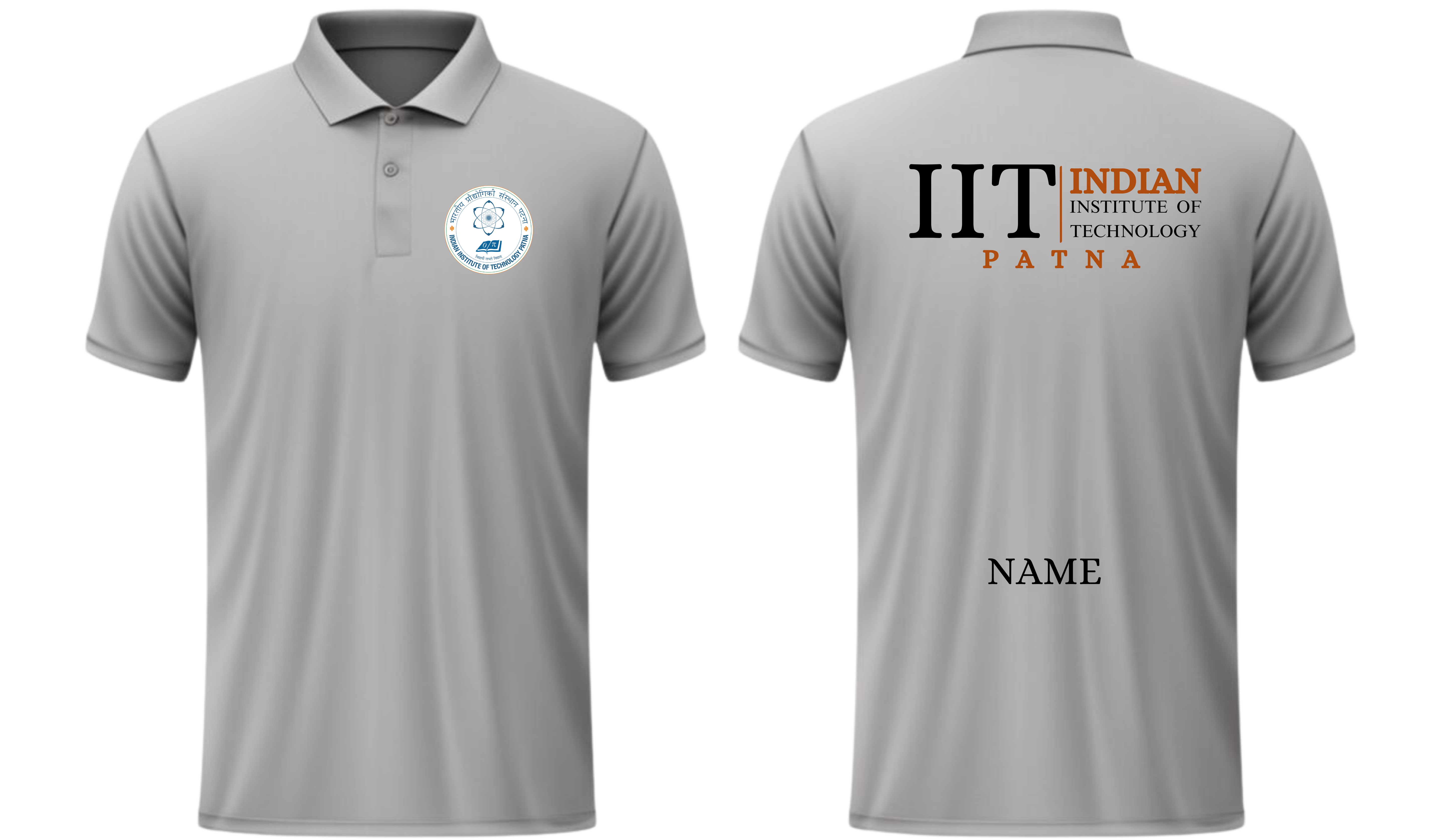 IIT PATNA POLO T-SHIRT CAMPUSCART Design 2