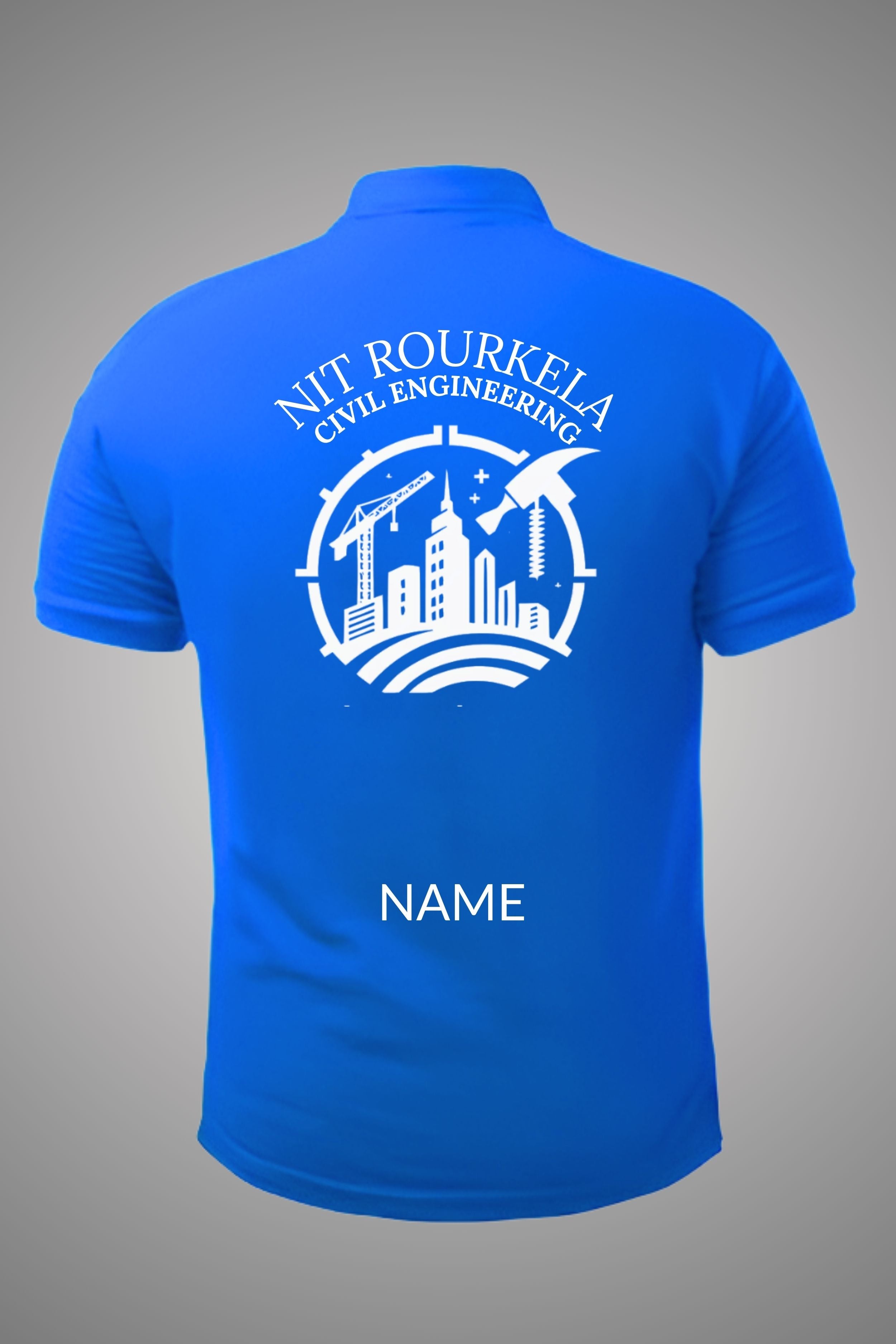 NIT Rourkela Polo T-Shirt ( Civil Engineering )