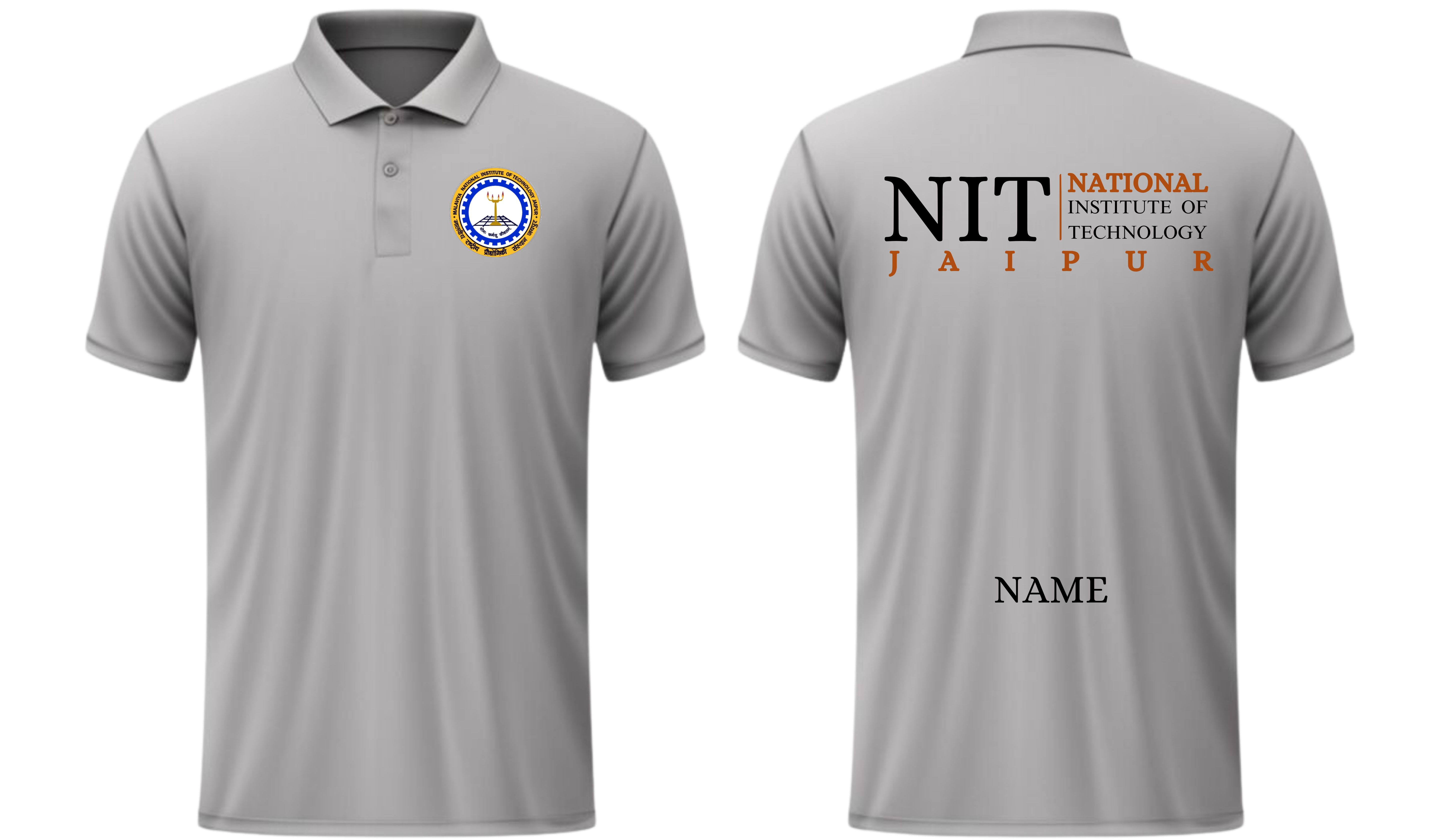MNIT Jaipur POLO T-SHIRT Classic Design 2 (CAMPUSCART DESIGN )