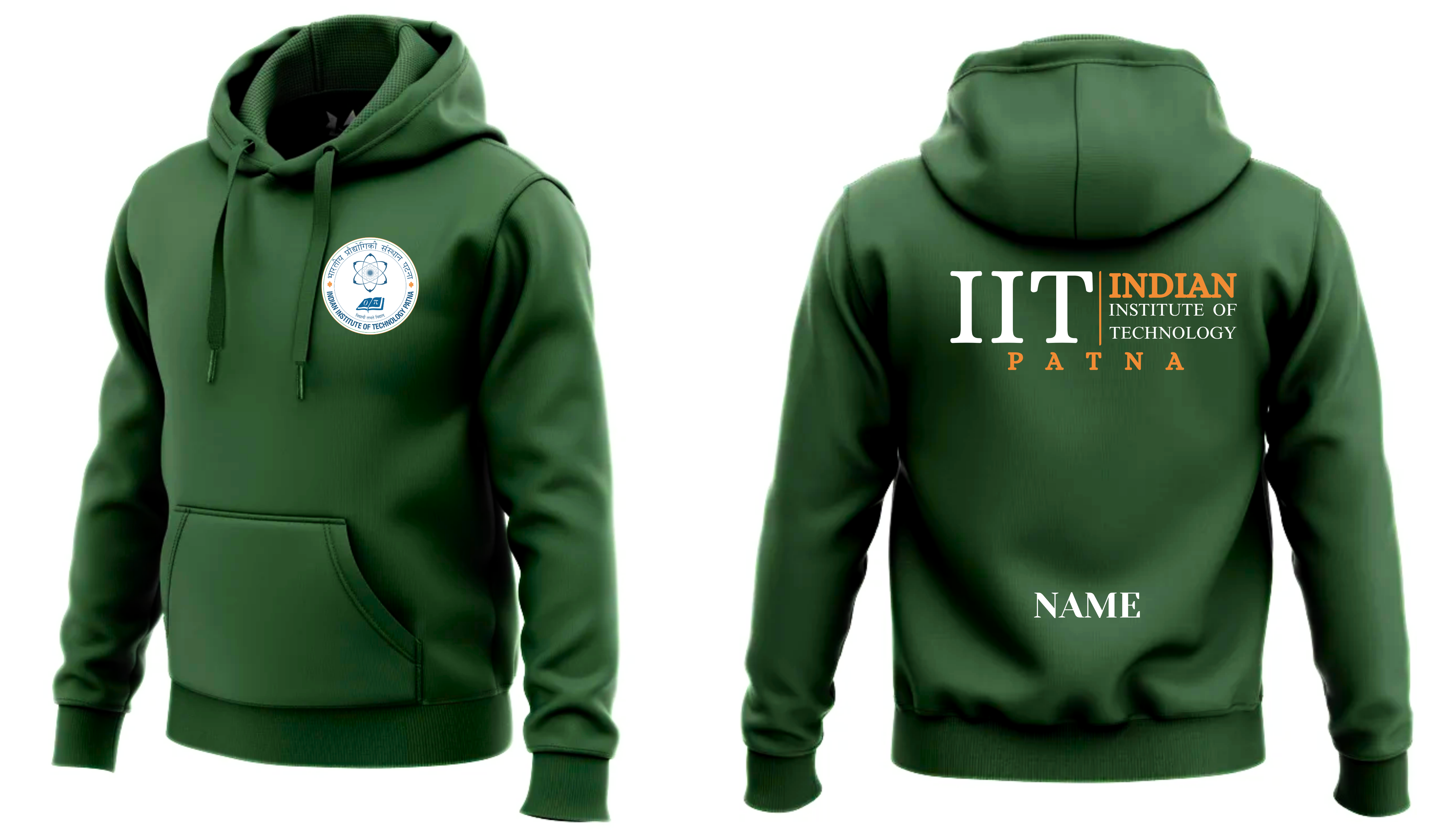 IIT PATNA Hoodies Classic Design 2 ( Ak Design )