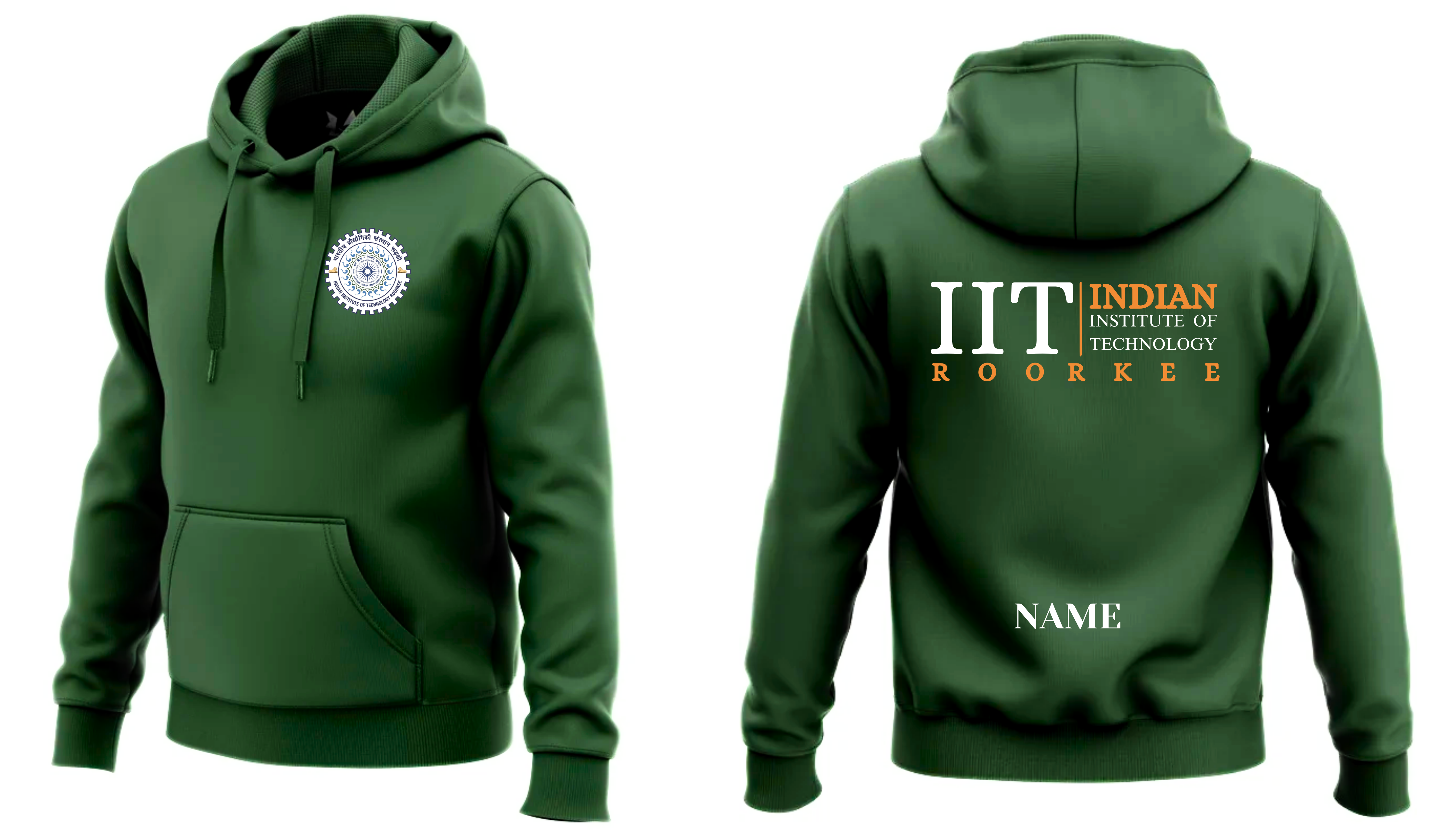 IIT ROORKEE Hoodies Classic Design 2 ( Ak Design )