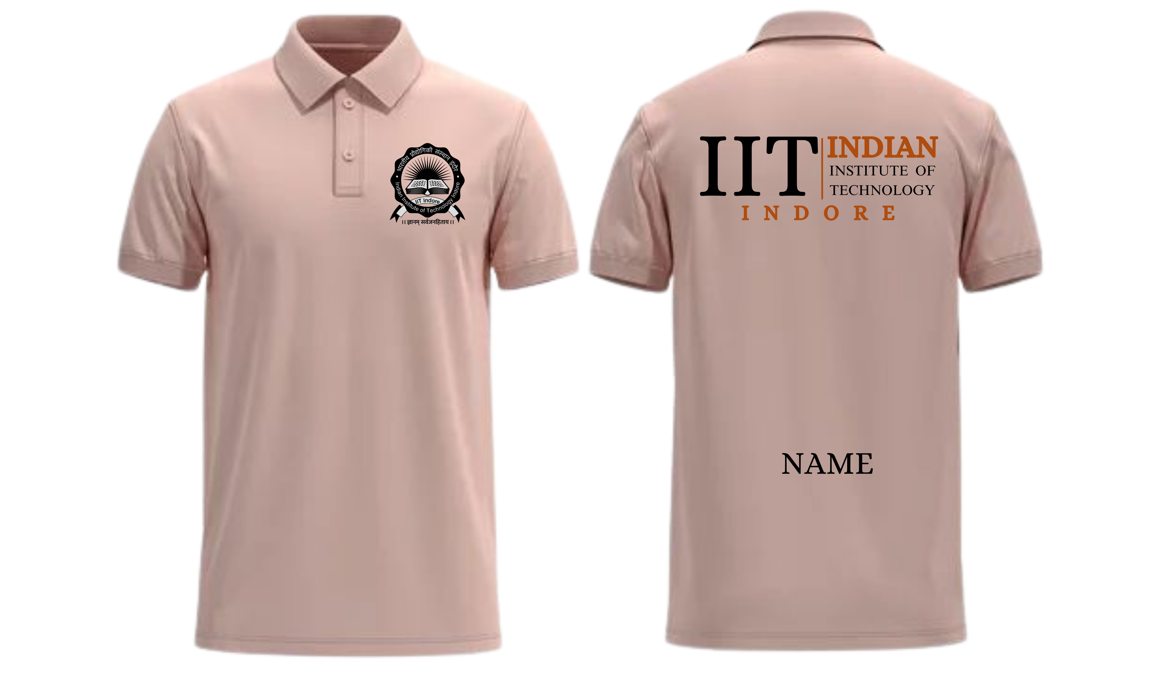 IIT INDORE POLO T-SHIRT Classic Design 2 ( Ak design )