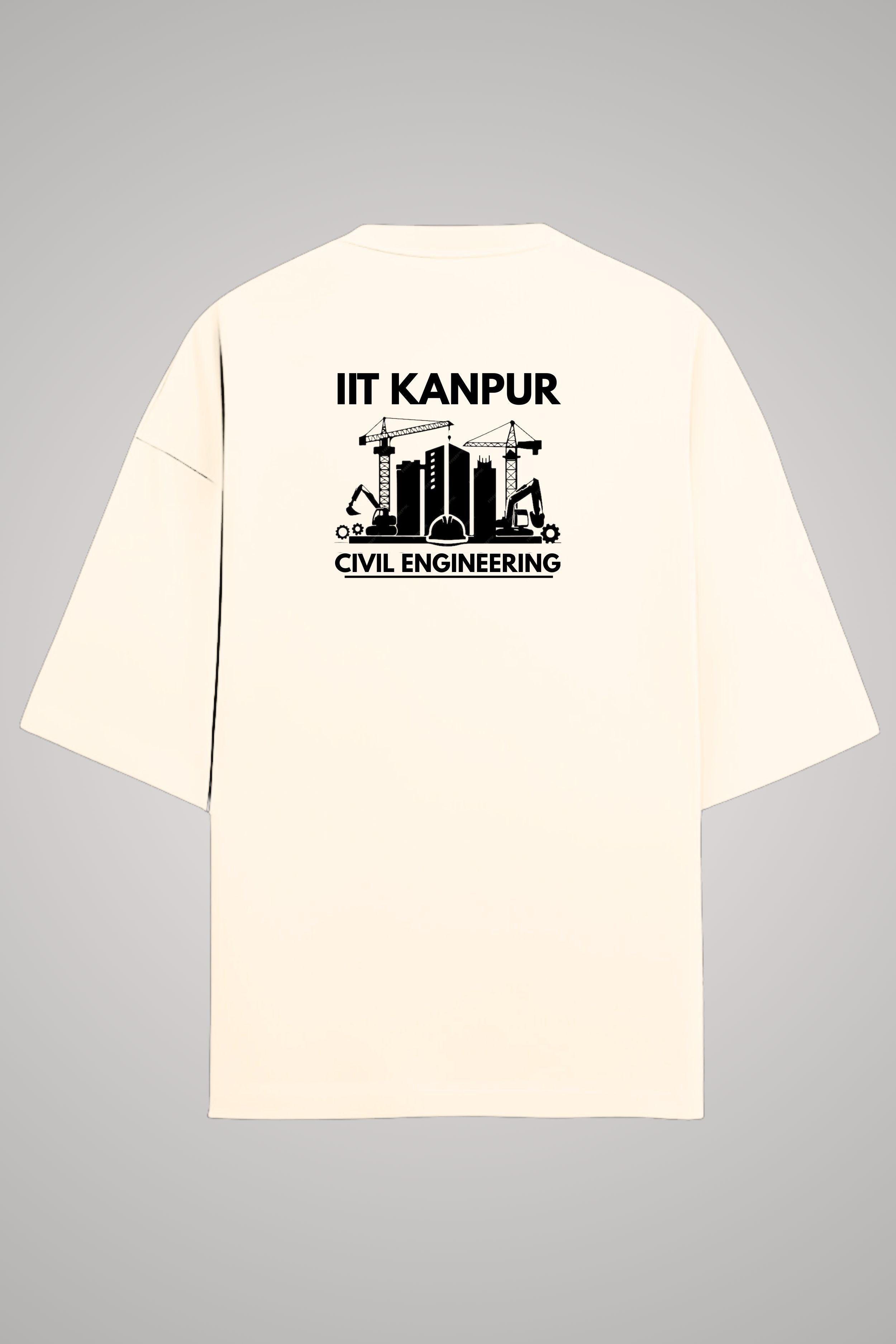 IIT kanpur Oversized T-Shirt (Civil Engineering)