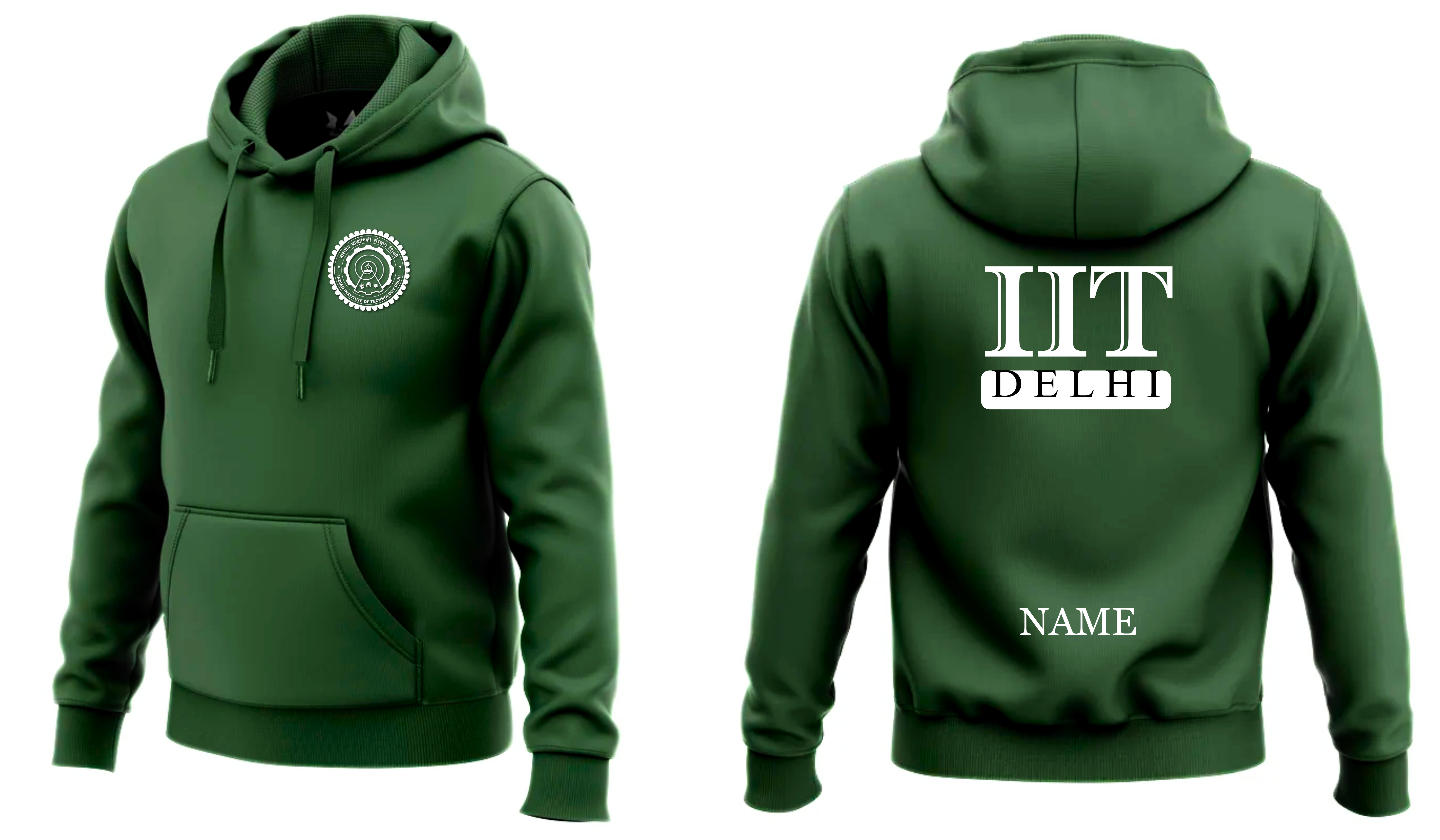 IIT DELHI Hoodies Classic Design 3 ( Ak Design )