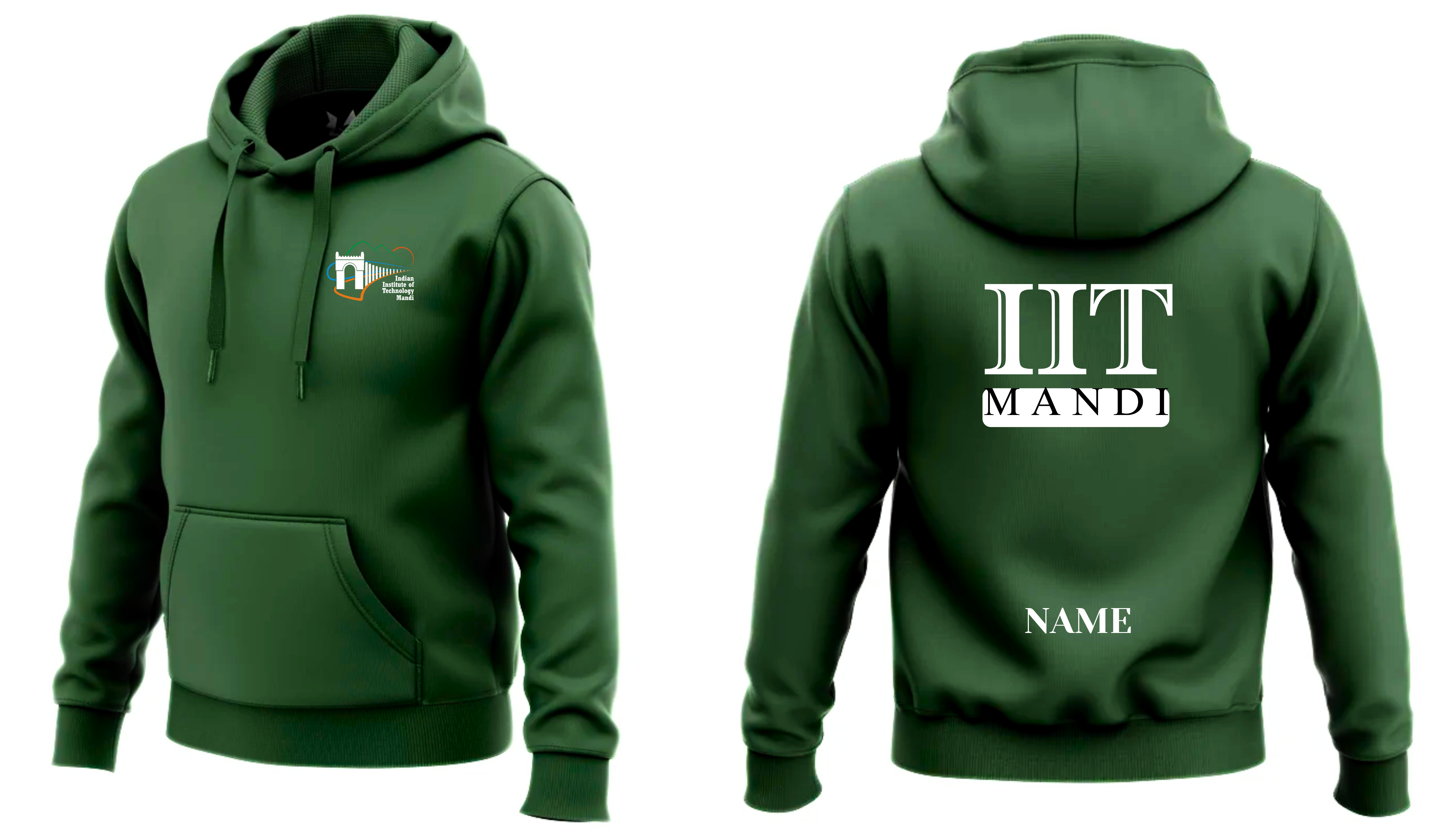 IIT MANDI Hoodies Classic Design 3 ( Ak Design )