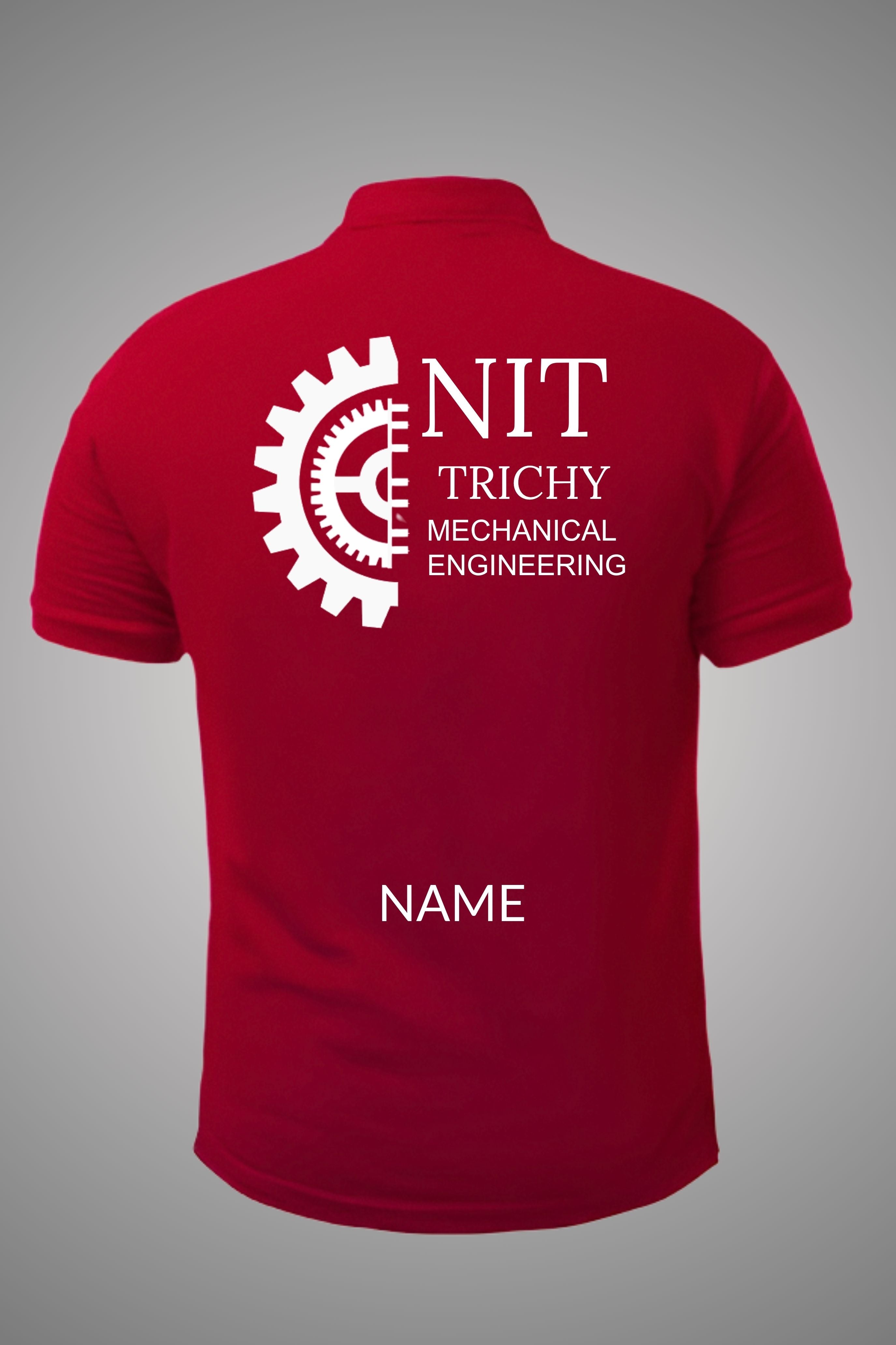 NIT Trichy Polo T-Shirt ( Mechanical Engineering )