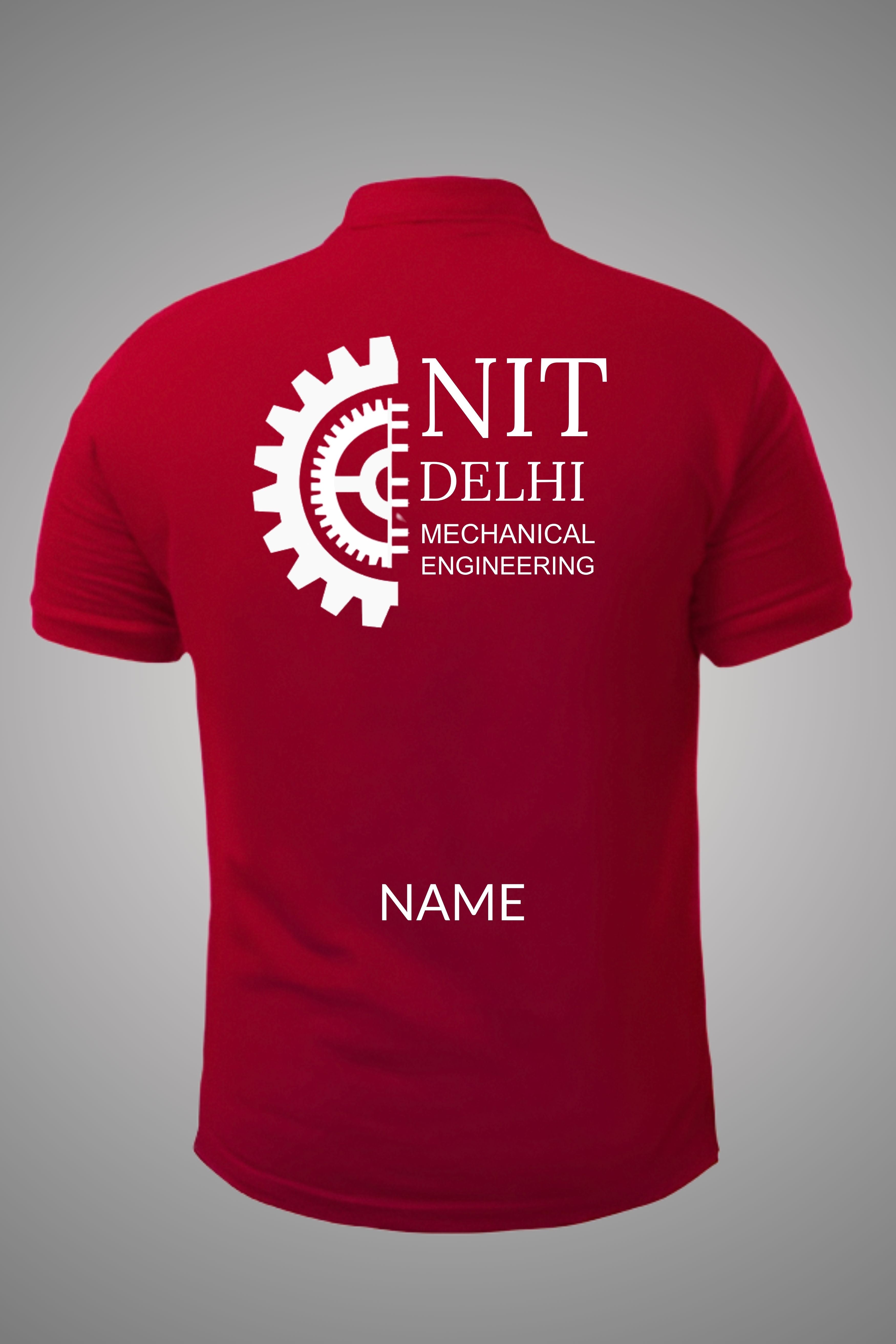 NIT Delhi Polo T-Shirt ( Mechanical Engineering )