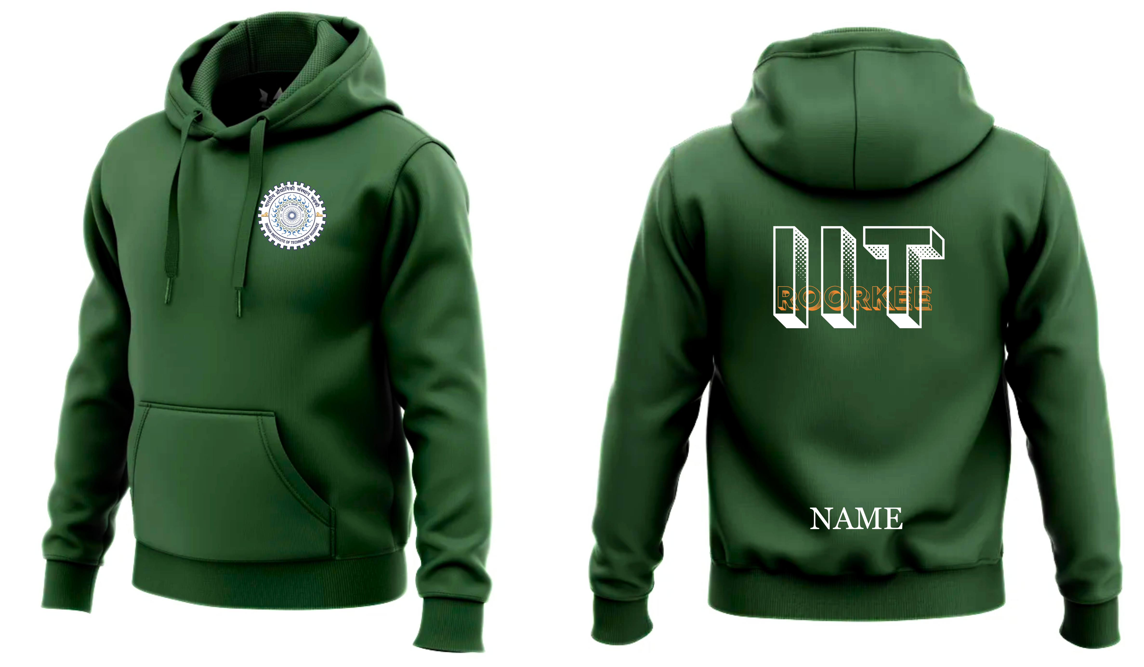 IIT ROORKEE Hoodies Classic Design 4 ( Ak Design )