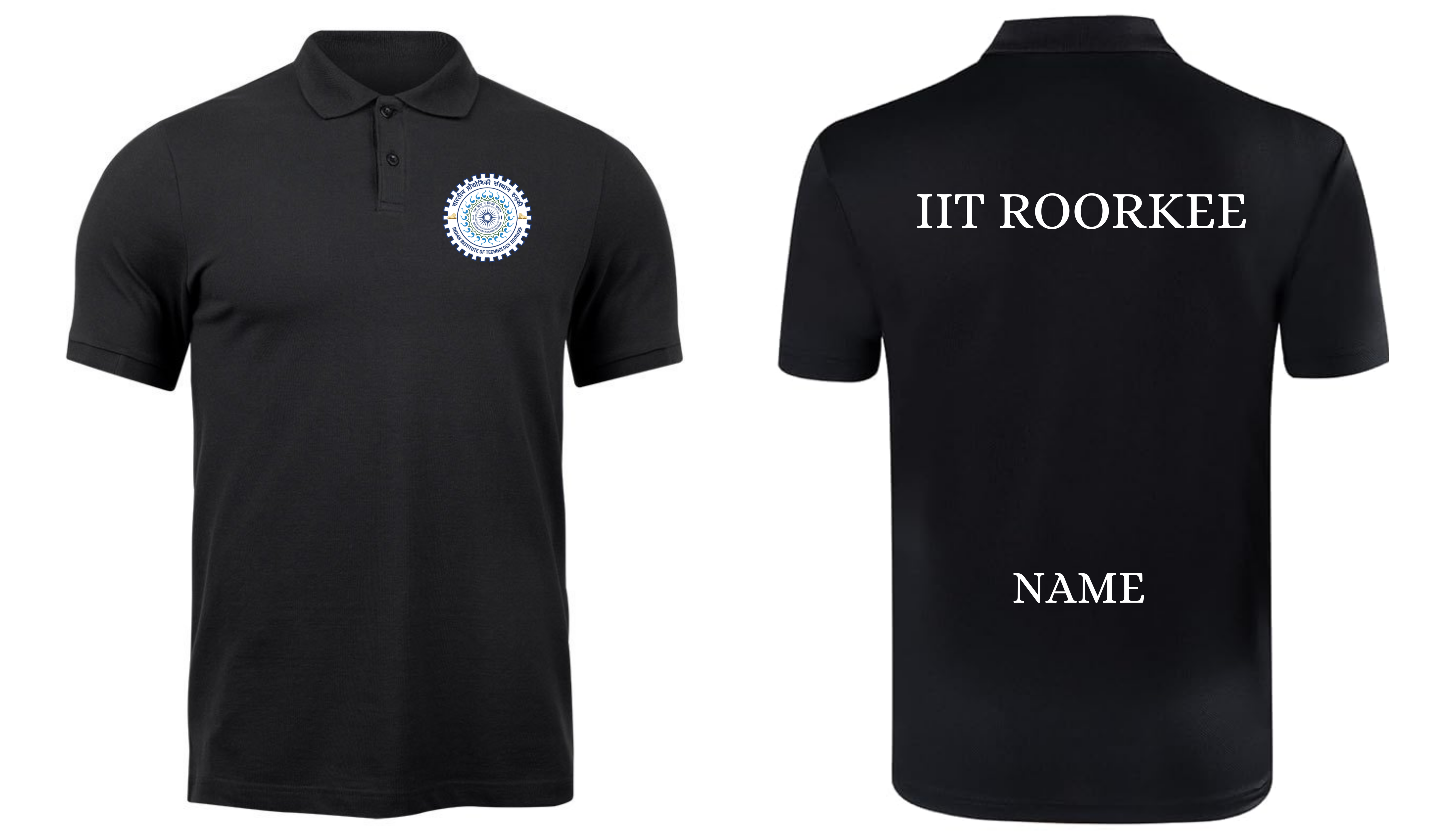 IIT Roorkee Polo T-SHIRT CLASSIC Design