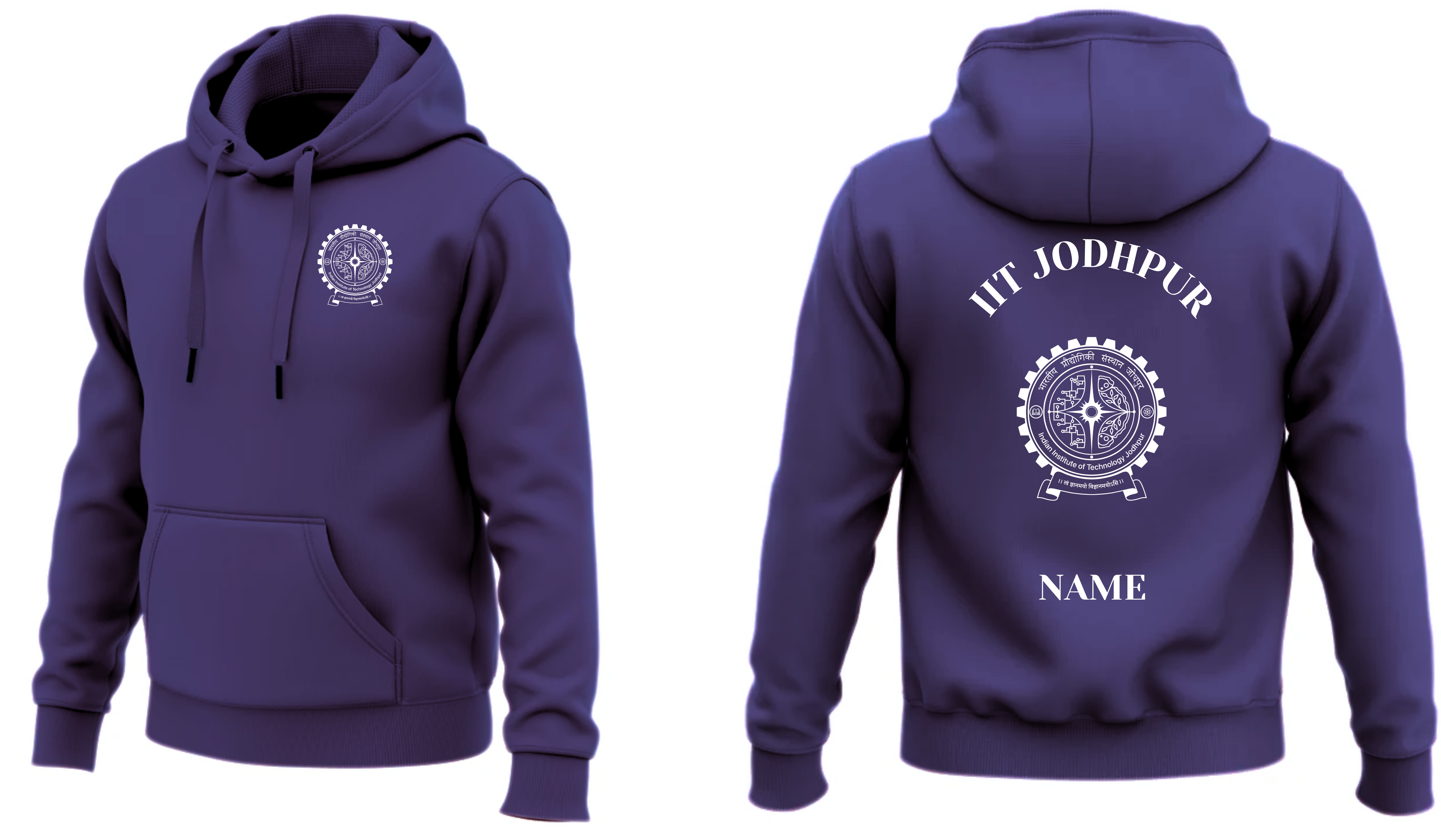IIT JODHPUR Hoodies Classic Design 1 ( Ak Design)