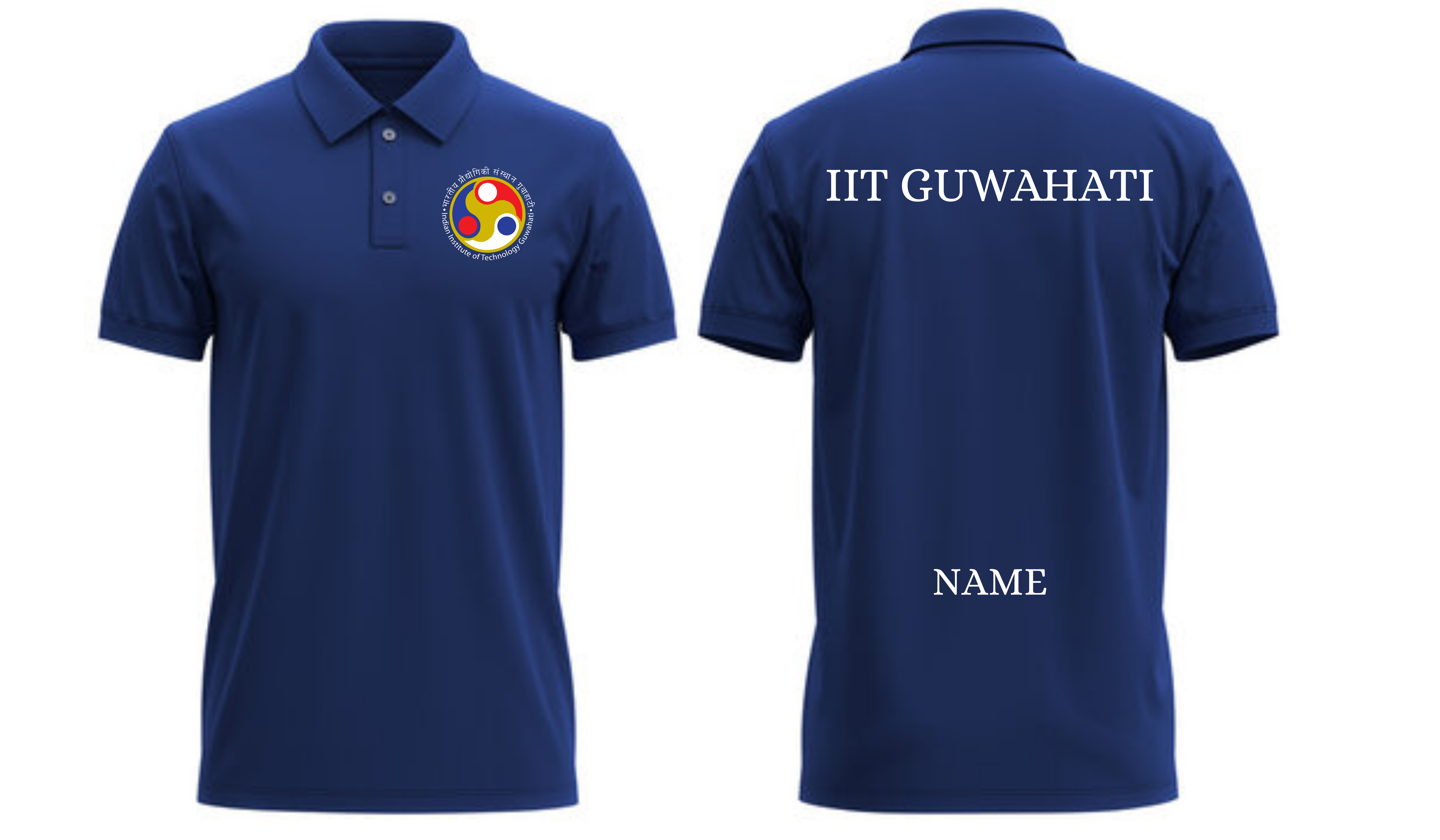 IIT GUWAHATI POLO T-SHIRT Classic Design (CAMPUSCART DESIGN )