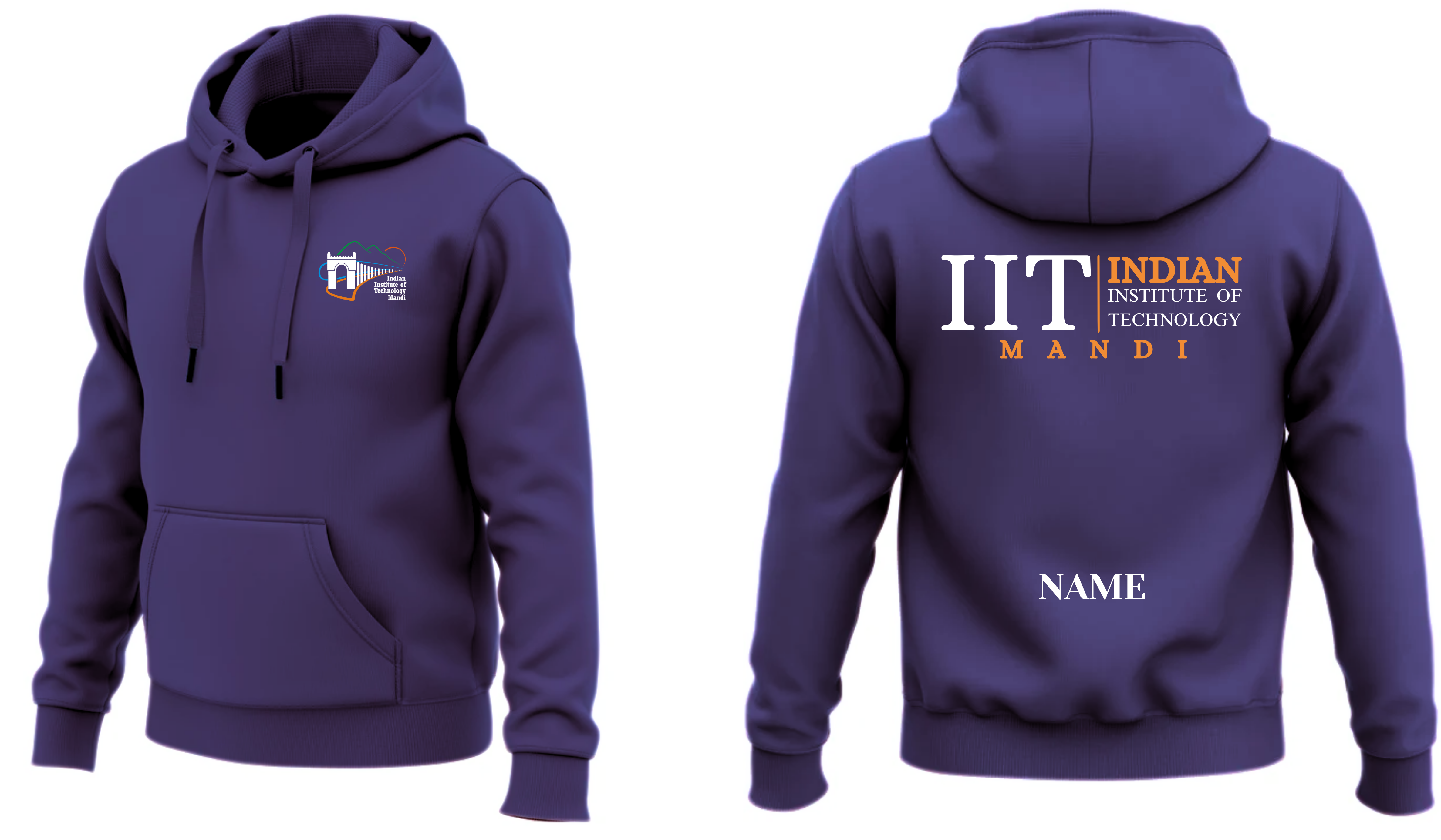 IIT MANDI Hoodies Classic Design 2 ( Ak Design )