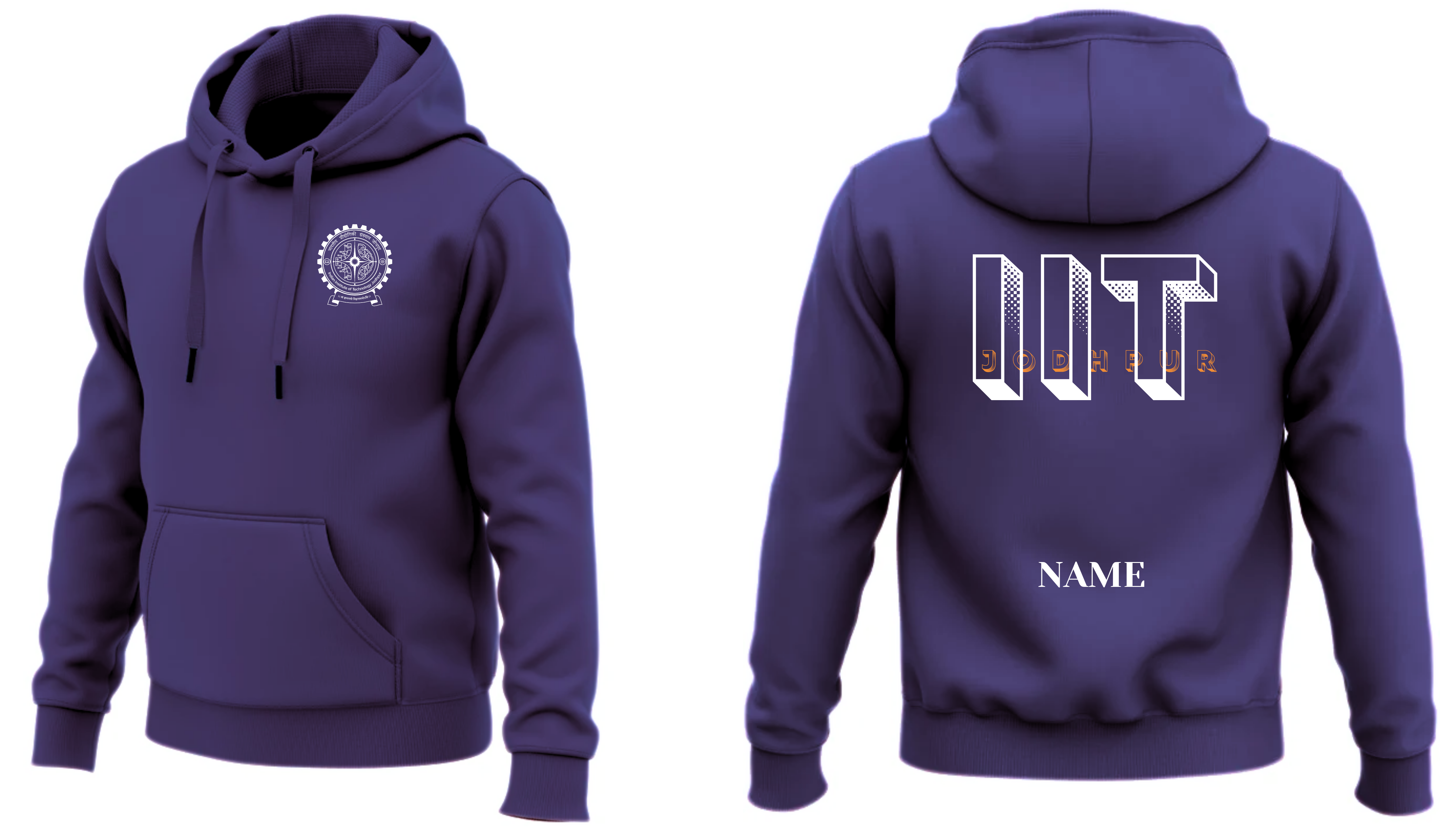 IIT JODHPUR Hoodies Classic Design 4 ( Ak Design)