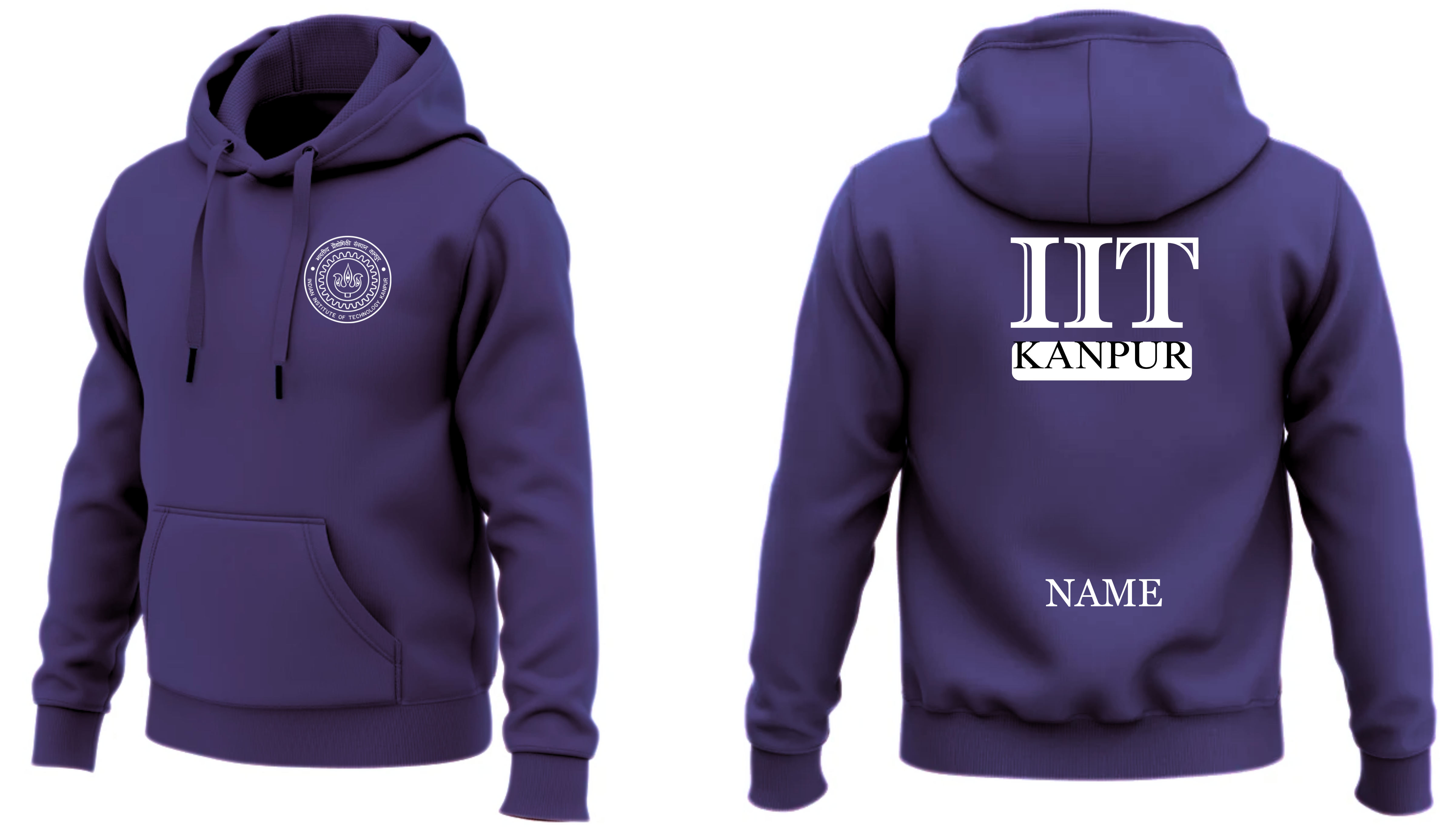 IIT KANPUR Hoodies Classic Design 3 ( Ak Design )